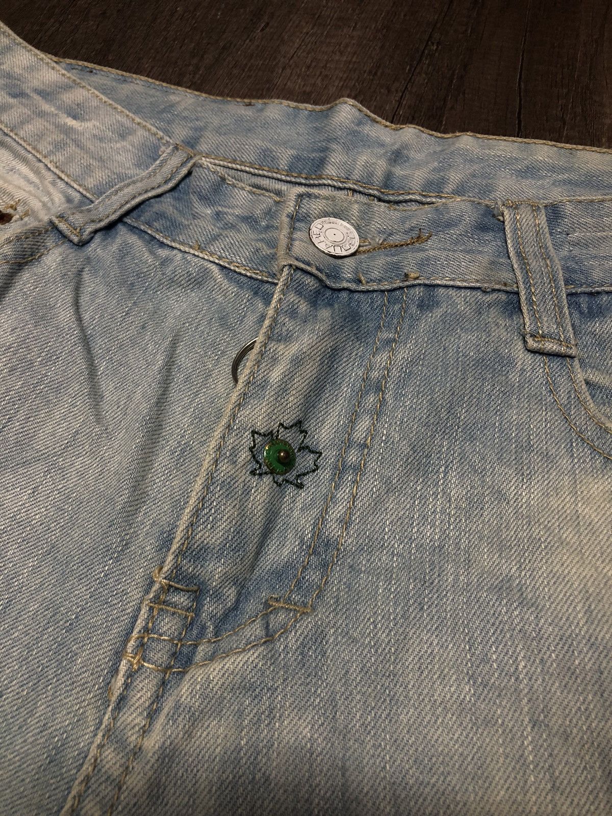 Designer × Dsquared2 × Vintage DSQUARED2 DISTRESSED DENIM JEANS Size US 30 / EU 46 - 10 Thumbnail