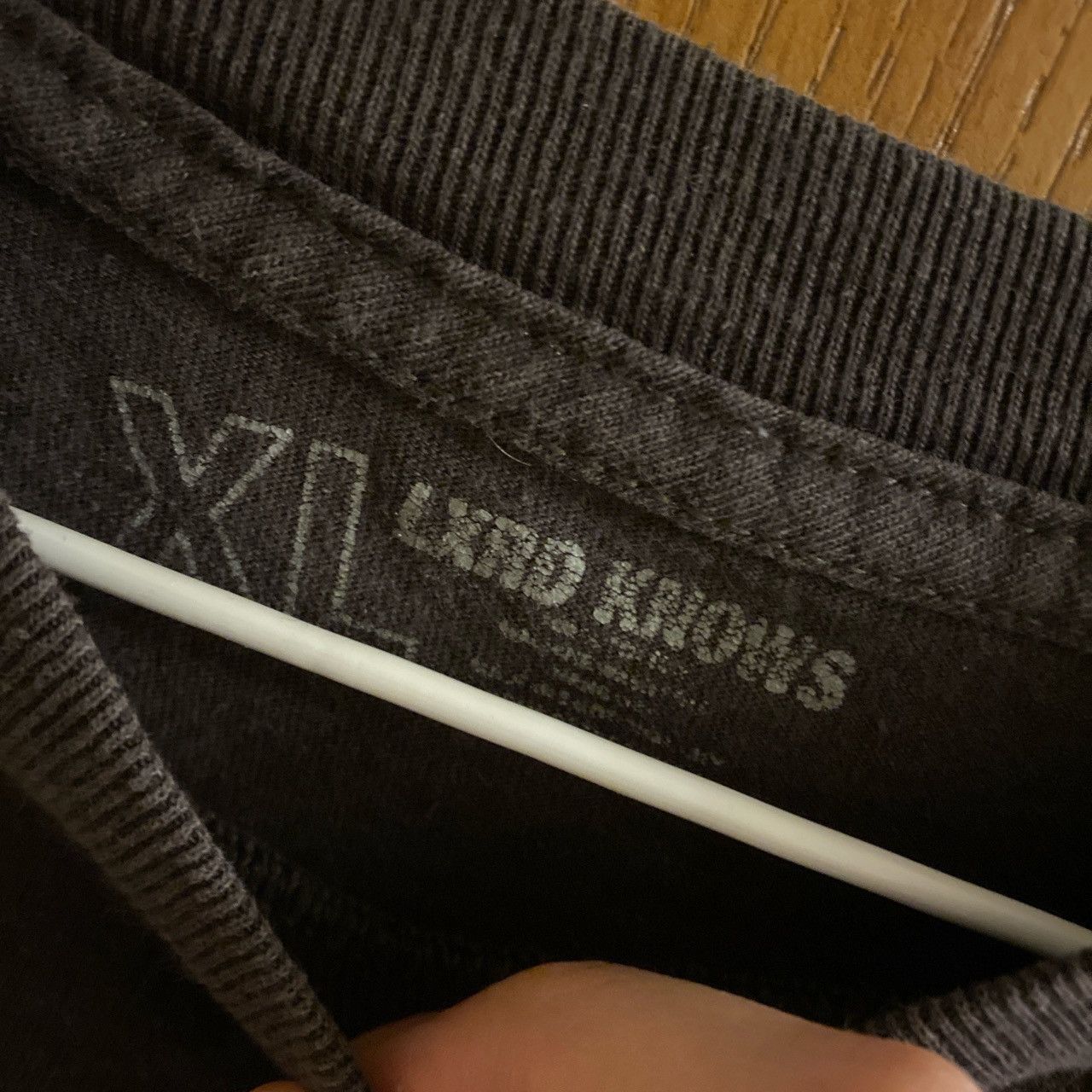 Lxrdknows LXRDKNOWS Watts Riot Tee charcoal grey Size US XL / EU 56 / 4 - 4 Thumbnail