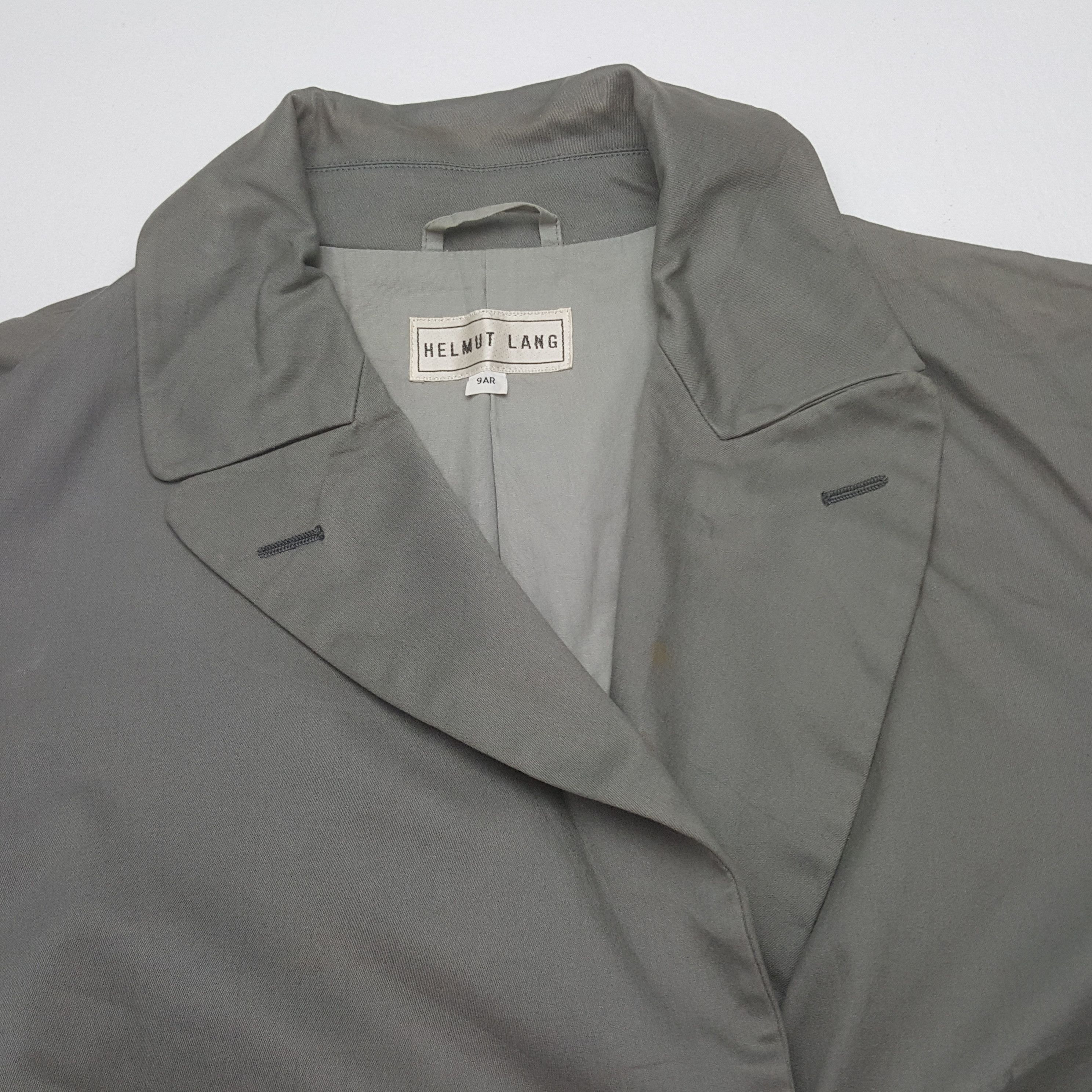Helmut Lang Vintage Helmut Lang Luxury Trench Coat Jacket C317N12 Size US L / EU 52-54 / 3 - 4 Thumbnail