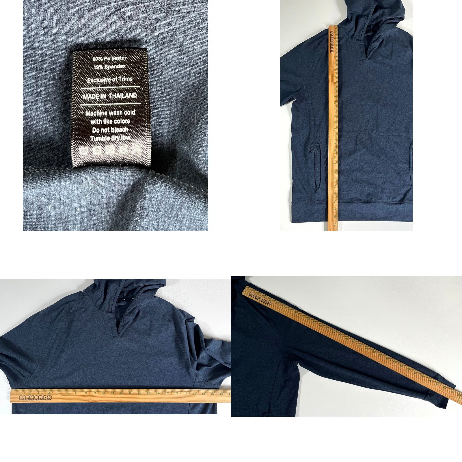 Vintage Public Rec Men’s Politan Hoodie in Midnight L Hoodie Men’s Blue Politan Midnight L Public Rec City Sports Hooded Sweatshirt Mens Size US L / EU 52-54 / 3 - 9 Thumbnail