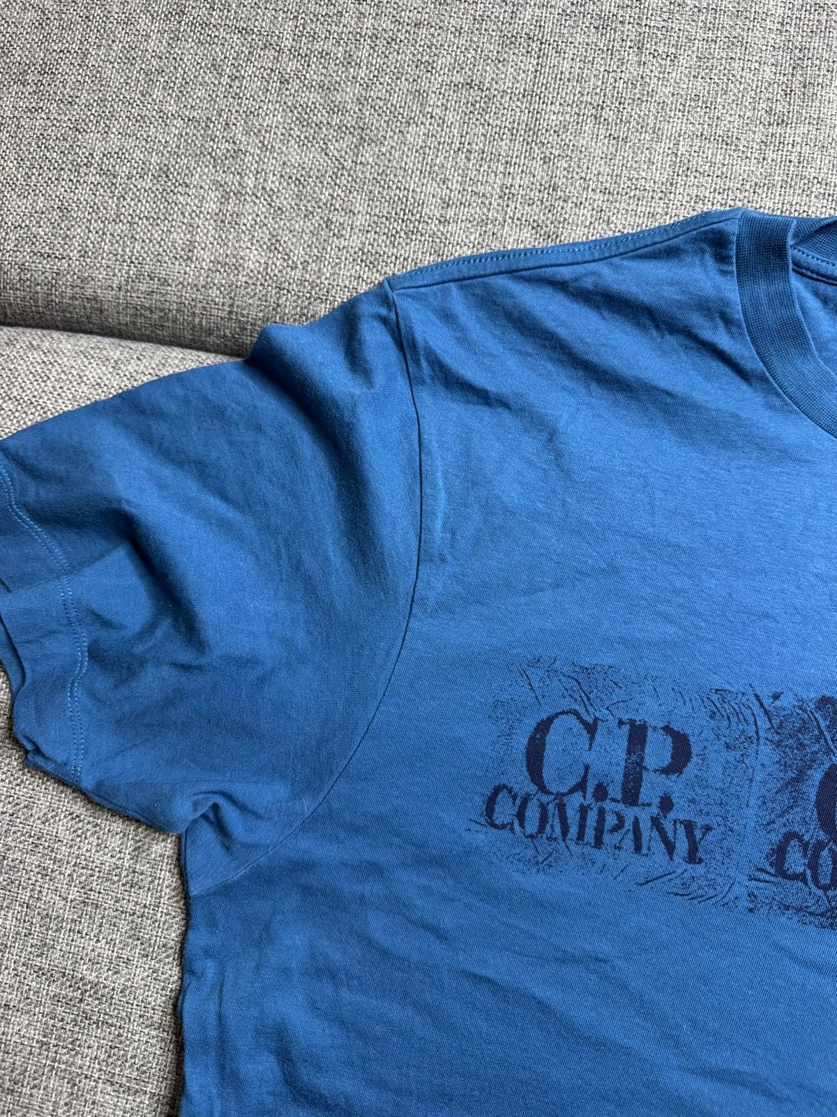 C.P. Company C.P. Company Big Logo blue T-Shirt Size US M / EU 48-50 / 2 - 5 Thumbnail