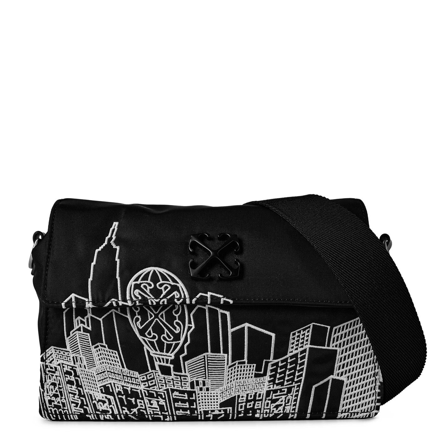 Off-White o1g2r1mq0326 Size: OS / Ny Skyline Shoulder Bag in Black Size ONE SIZE - 1 Thumbnail