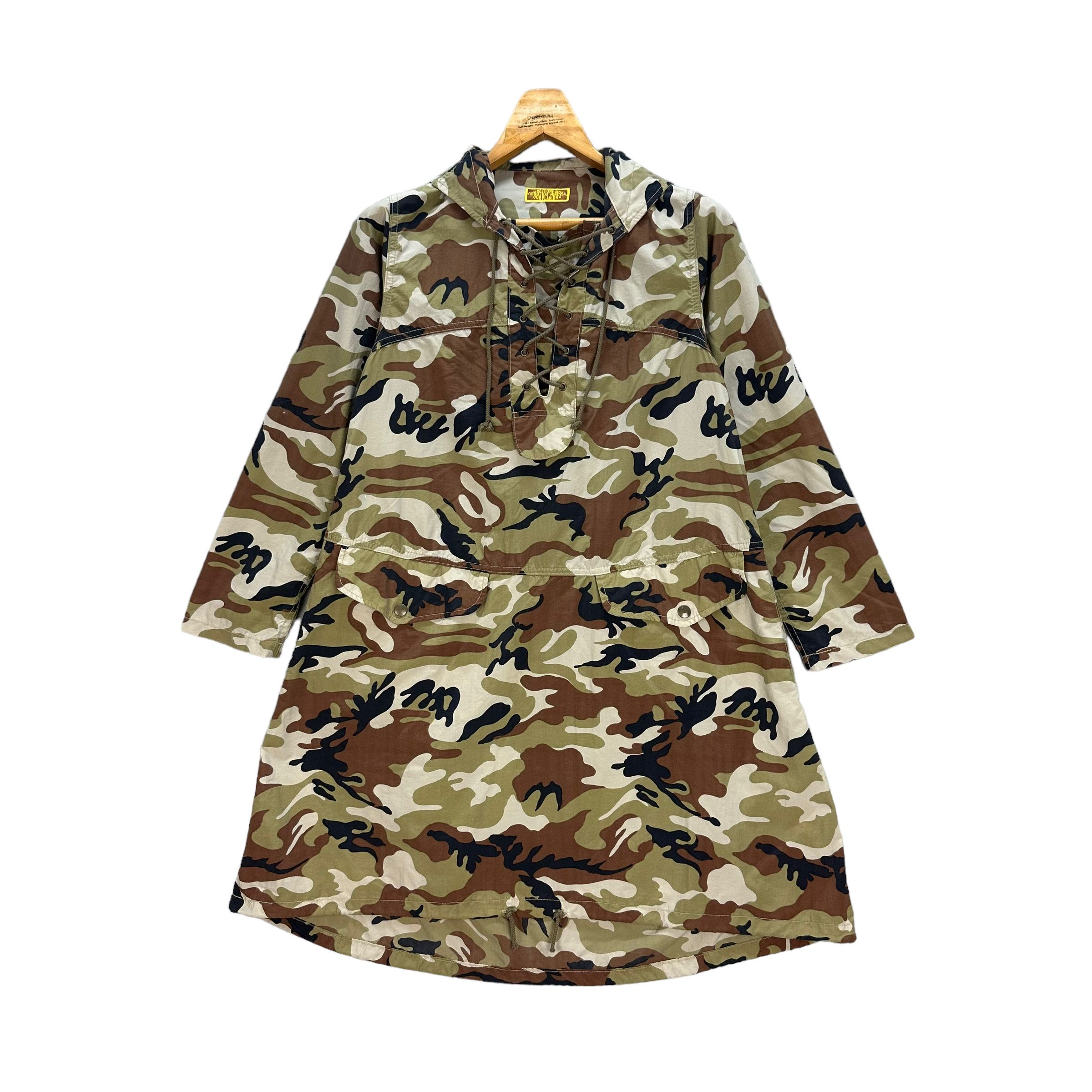 Japanese Brand RNA MADE IN JAPAN CAMO PULLOVER HOODIE # Size M / US 6-8 / IT 42-44 - 1 Thumbnail