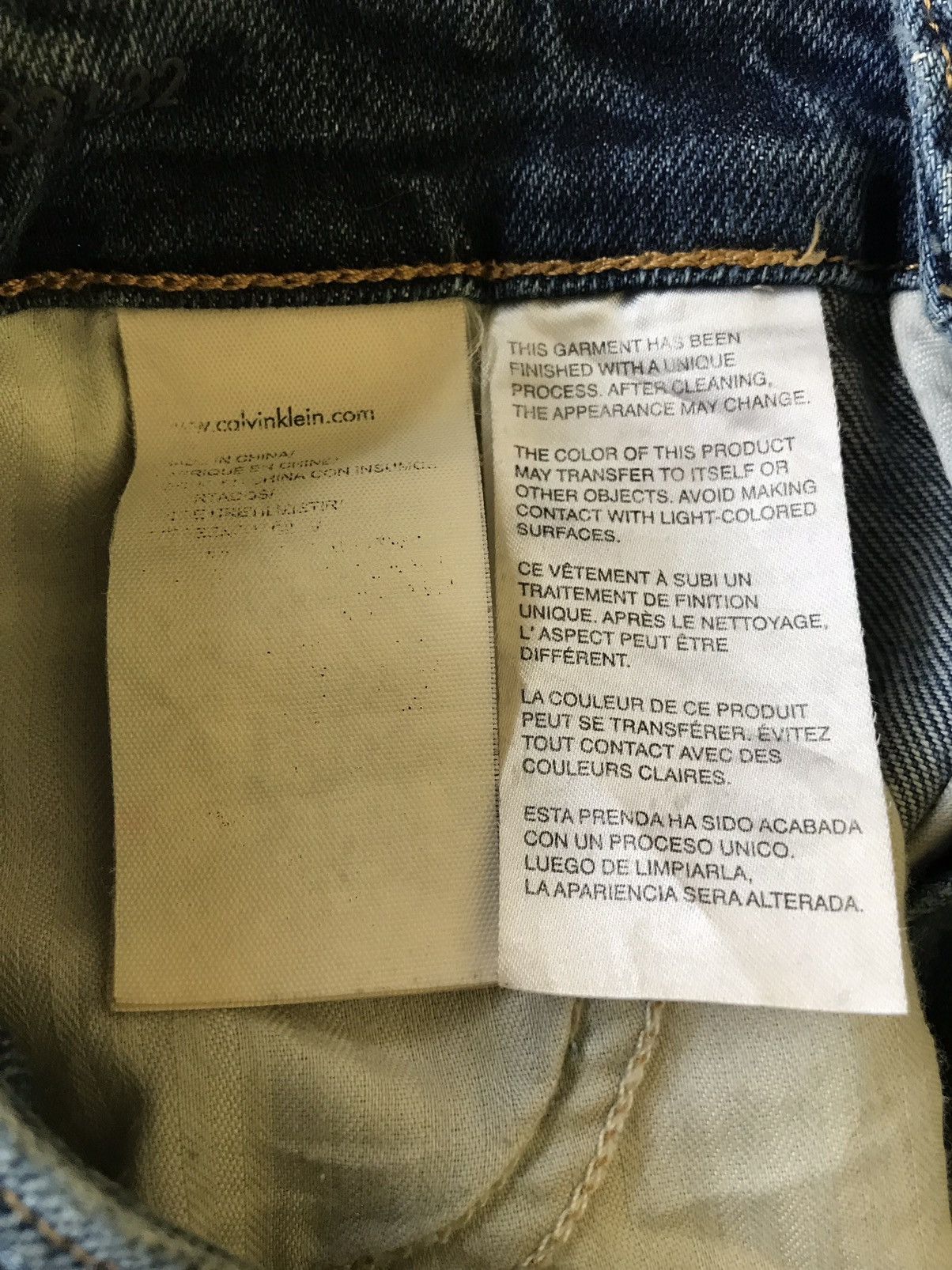 Calvin Klein × Japanese Brand Calvin Klein Denim Japanese Brand Size US 32 / EU 48 - 13 Thumbnail
