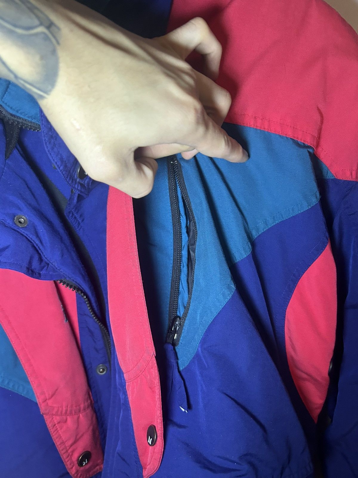 Designer × Vintage Vintage 90’s Couloir multi colour ski jacket Size US XL / EU 56 / 4 - 10 Thumbnail