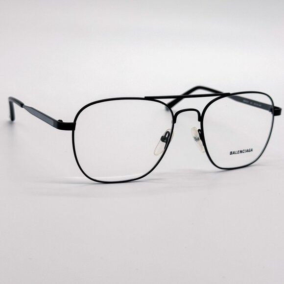 Balenciaga NEW BALENCIAGA EYEGLASSES BB0037O 001 BLACK UNISEX EYEWEAR Size ONE SIZE - 4 Thumbnail