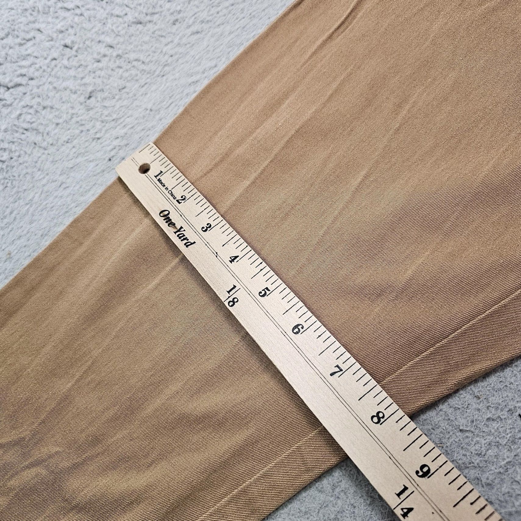 J.Crew J.CREW Pants Mens 30x30 Khaki Stretch Cotton Chinos Flat Front Casual Slim Fit Size US 30 / EU 46 - 6 Thumbnail