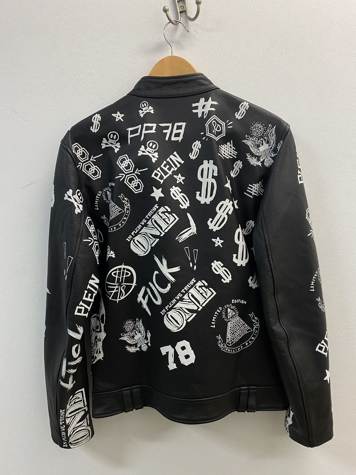 Philipp Plein Very Rare Limited Edition Philipp Plein Leather Jacket Size US M / EU 48-50 / 2 - 4 Thumbnail