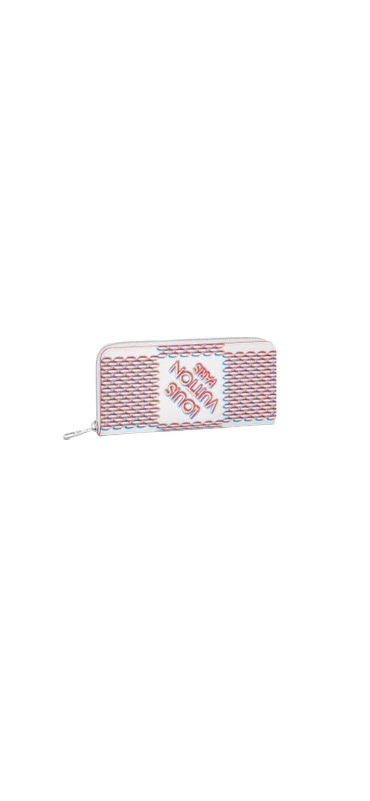 image of Louis Vuitton Zippy Wallet Vertical in White, Men's
