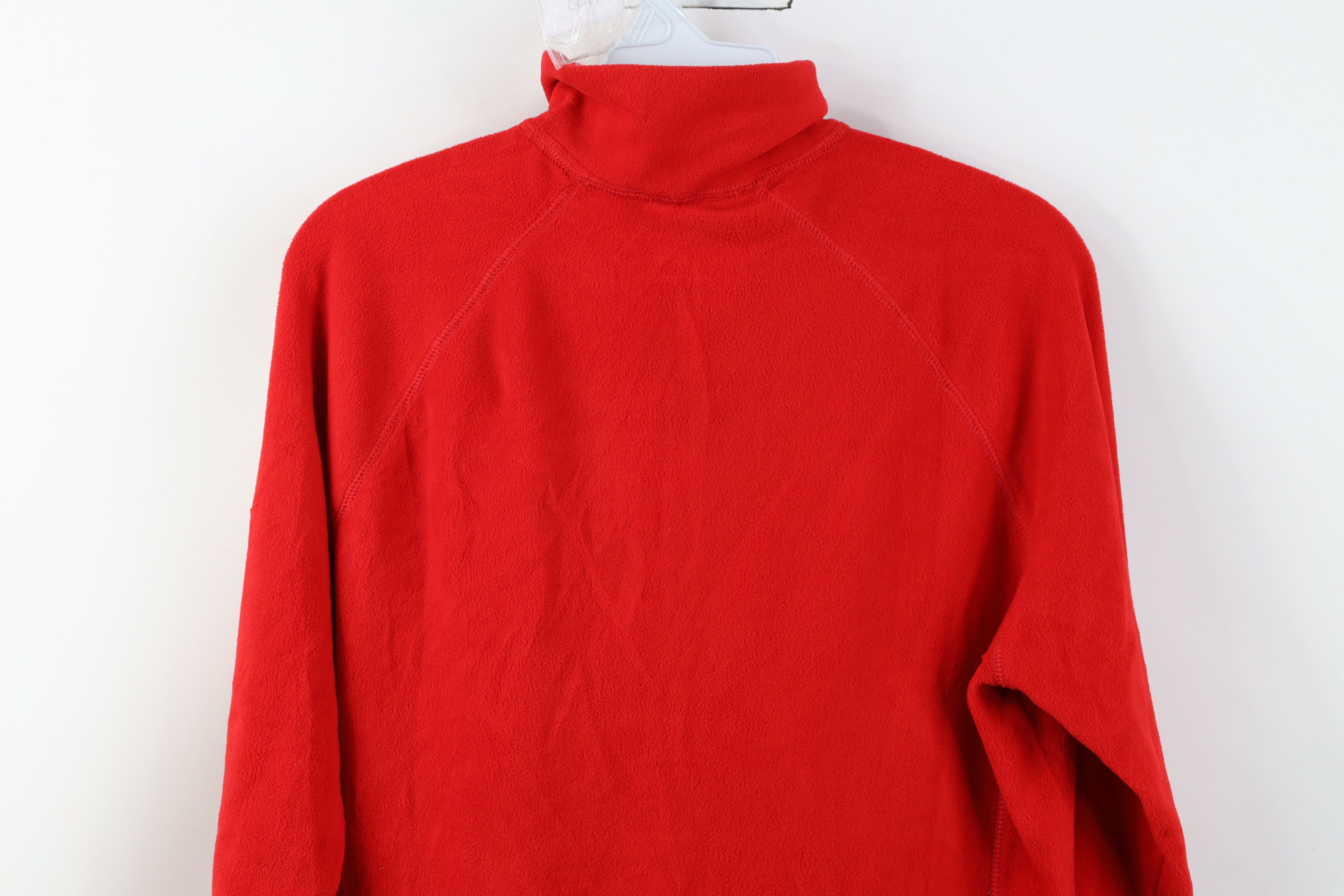 Woolrich Woolen Mills Deadstock Vintage Woolrich 1/4 Half Zip Fleece Sweater Red Size L / US 10 / IT 46 - 14 Thumbnail