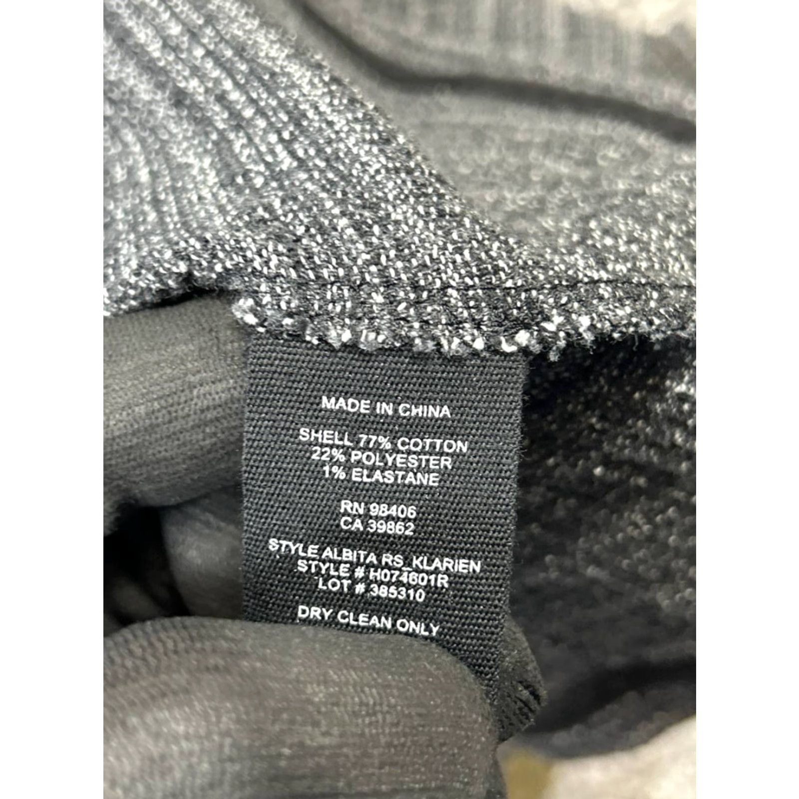 Theory Theory Dress Womens 6 Gray Cotton Bodycon Shirt Adult Regular Sleeveless Round Neck Plaid 90s? Size M / US 6-8 / IT 42-44 - 4 Thumbnail