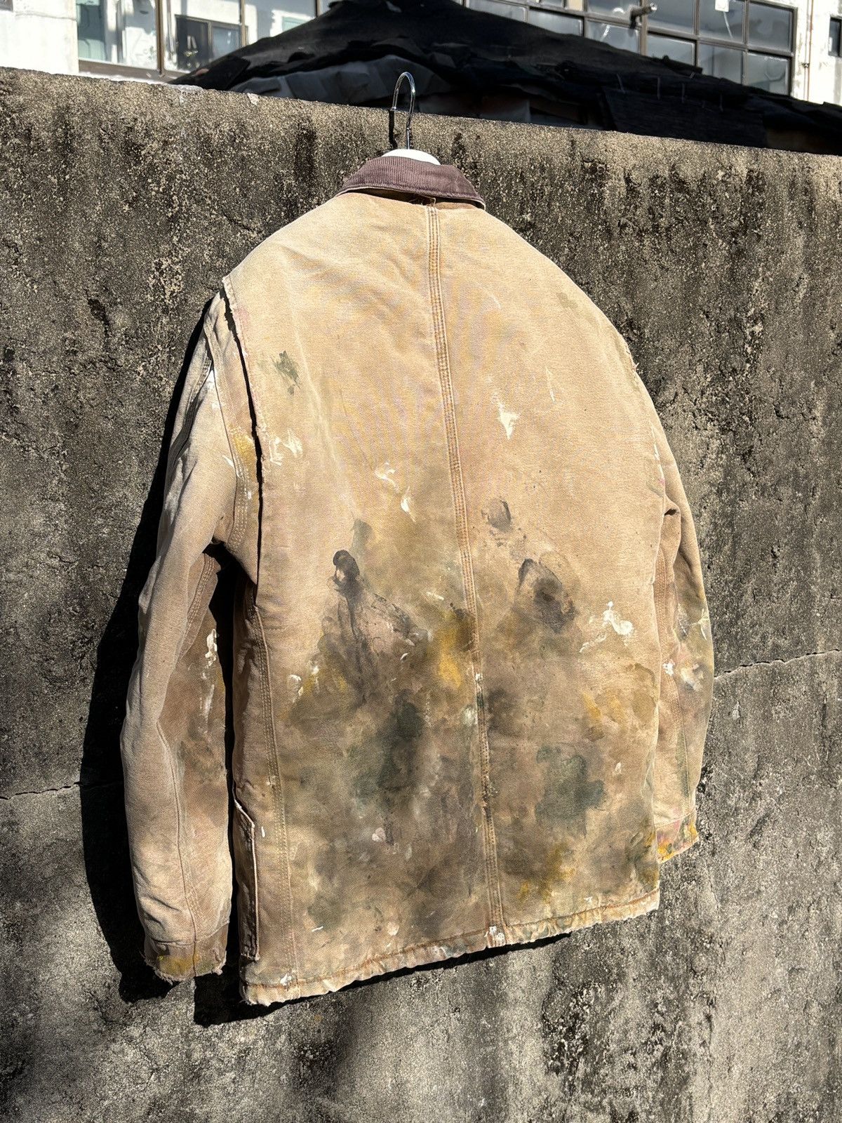 Carhartt Vintage carhartt c26 distressed painted jacket Size US L / EU 52-54 / 3 - 5 Thumbnail