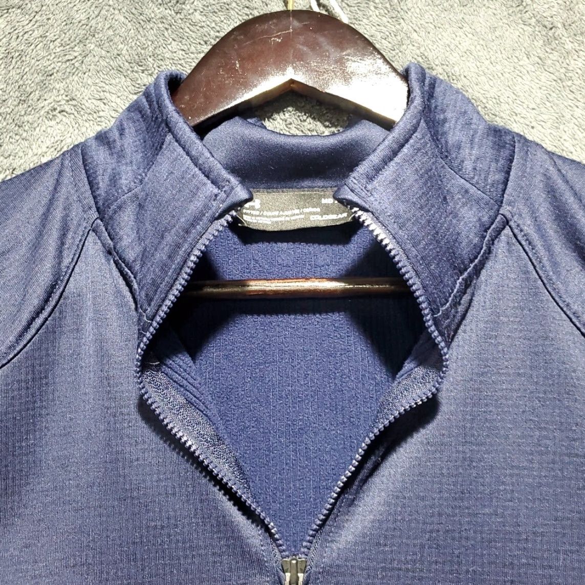 Under Armour Under Armour ColdGear Reactor Jacket Mens M Navy Blue 1/4 Zip Fitted Mid-Length Solid Logo Size US M / EU 48-50 / 2 - 2 Thumbnail