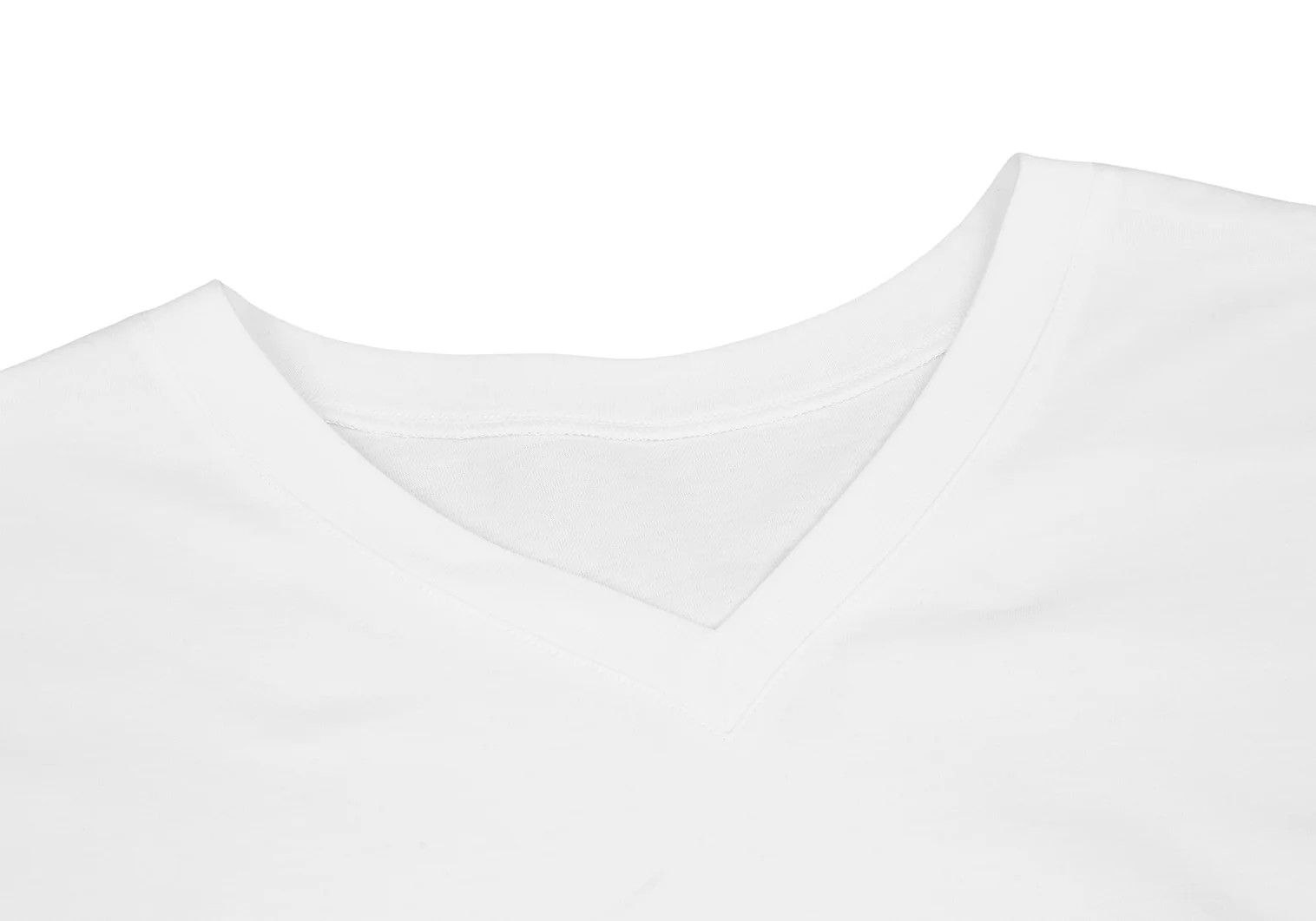 Yohji Yamamoto Bias Cut V-Neck T-Shirt in White Size US S / EU 44-46 / 1 - 3 Thumbnail