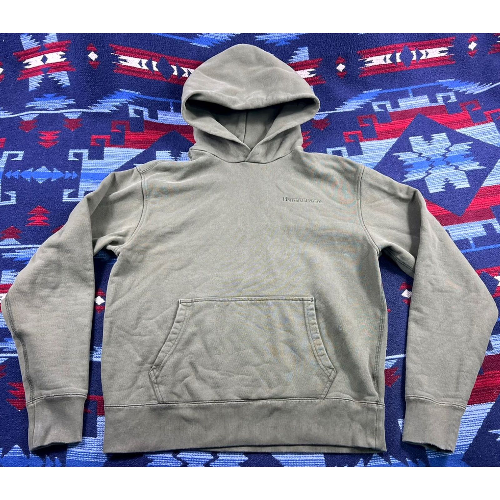 Adidas ADIDAS PHARRELL WILLIAMS HUMANRACE H58302 OLIVE HOODIE SWEATSHIRT UNISEX Sz S Hoodie Mens Green Pullover Cotton Highlights 2010s Size US S / EU 44-46 / 1 - 2 Thumbnail