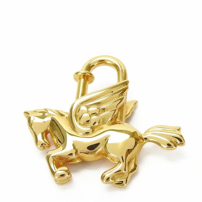 Pendentif Breloque HERMÈS Cadena Pegasus 1993 - Argent - Occasion Très Bon état
