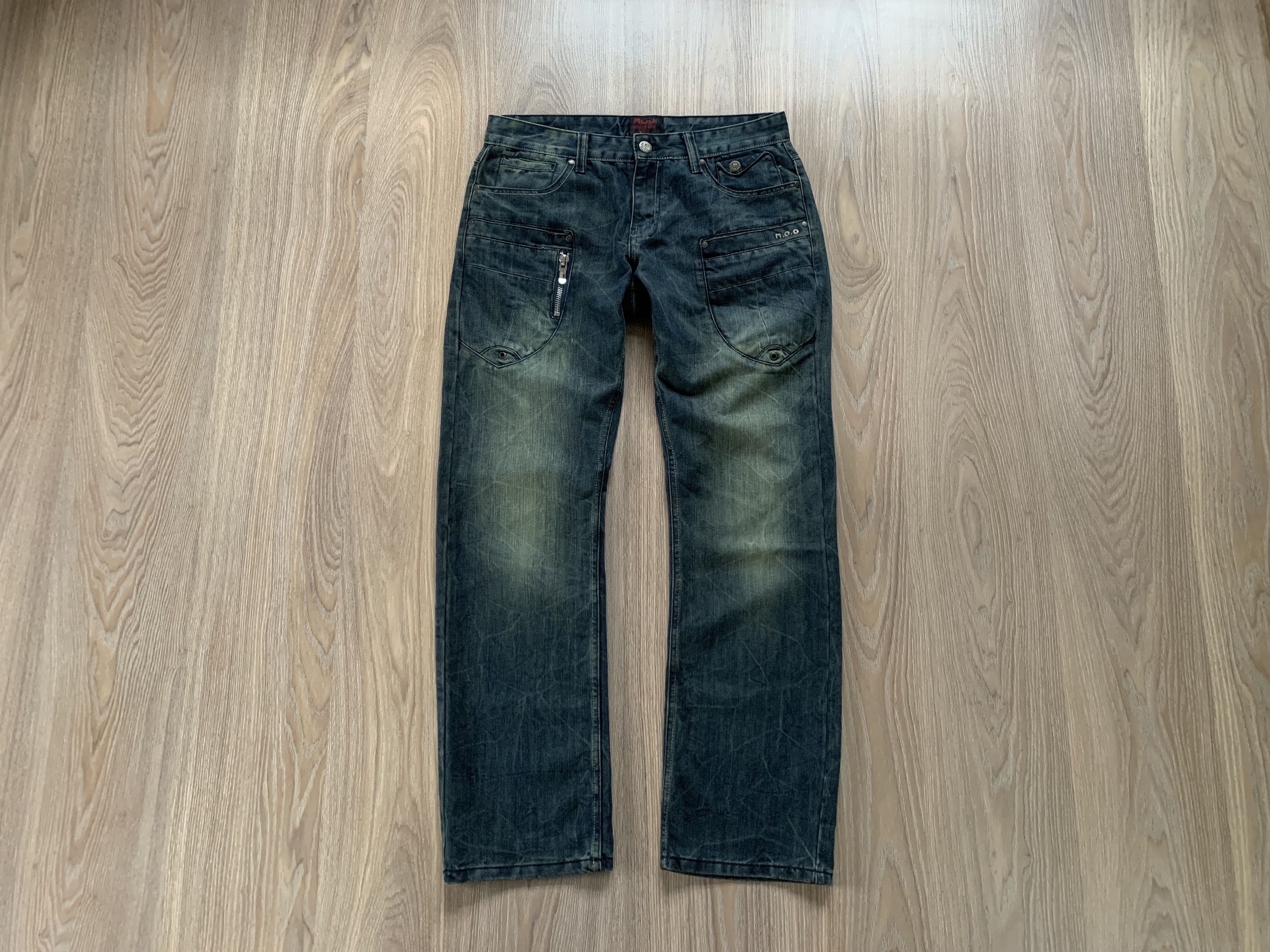 Other Mod Cotton Multi Pocket Miracle Jeans Size US 34 / EU 50 - 1 Thumbnail