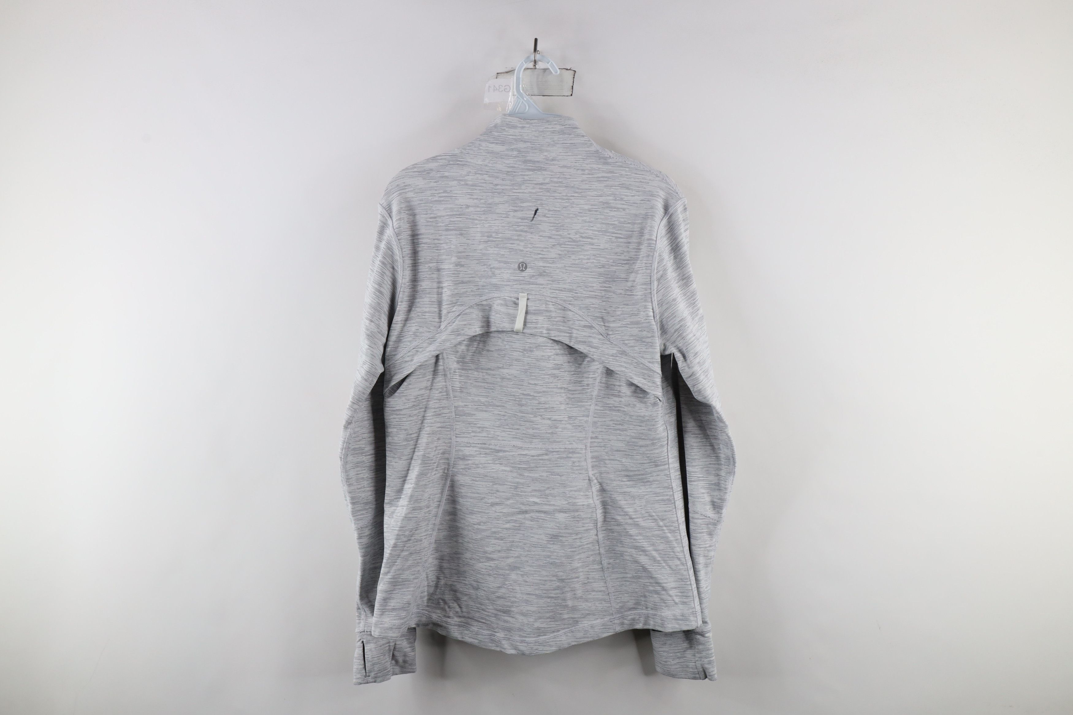 Lululemon × Vintage Lululemon Distressed Yoga Define Full Zip Jacket Gray Size XL / US 12-14 / IT 48-50 - 10 Thumbnail