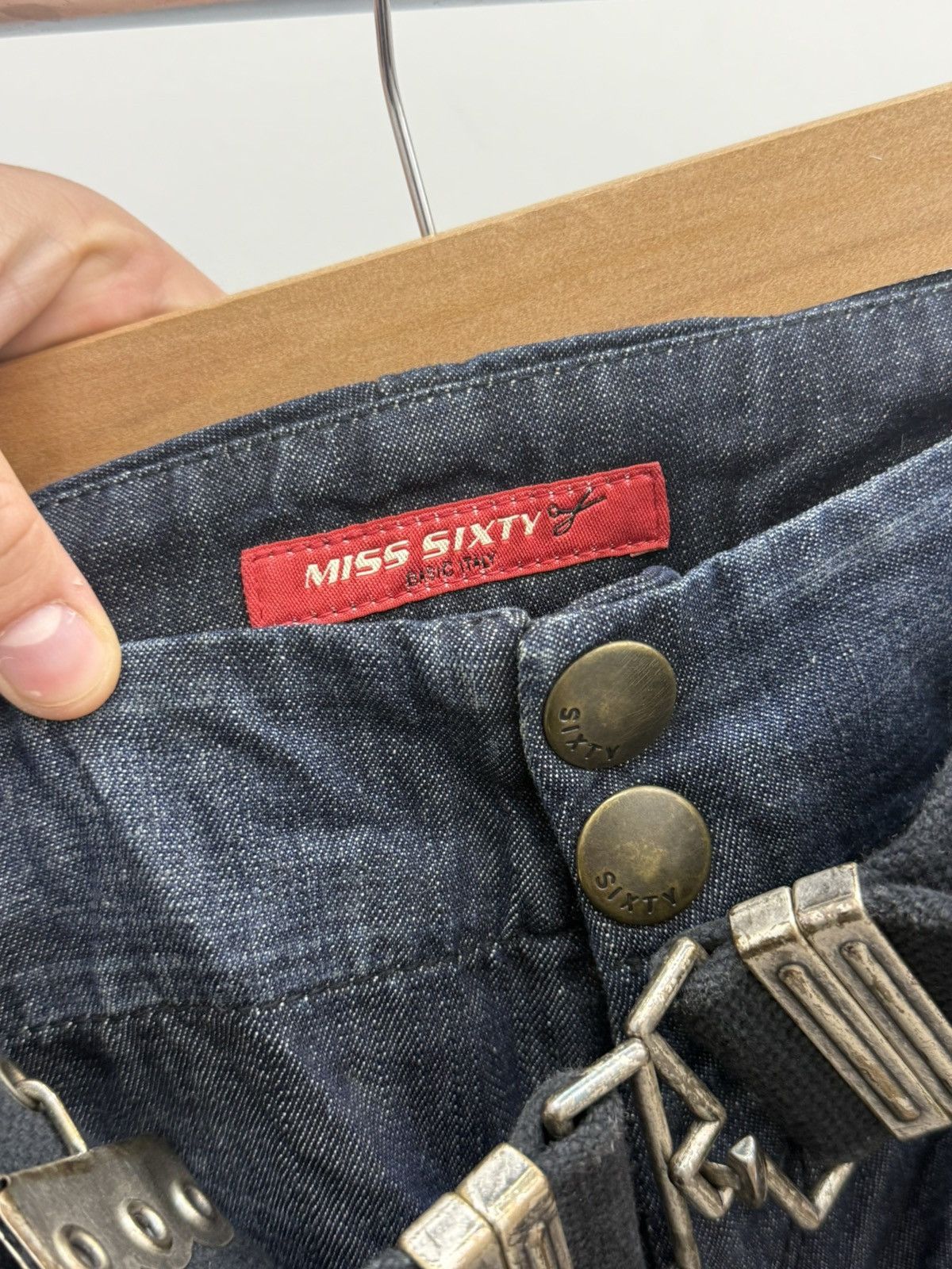 Miss Sixty Miss Sixty Cargo Y2K Jeans Size 30" / US 8 / IT 44 - 6 Thumbnail
