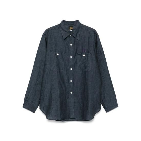 Needles NEEDLES Men Long Tops QV291 BLUE Size US M / EU 48-50 / 2 - 1 Thumbnail