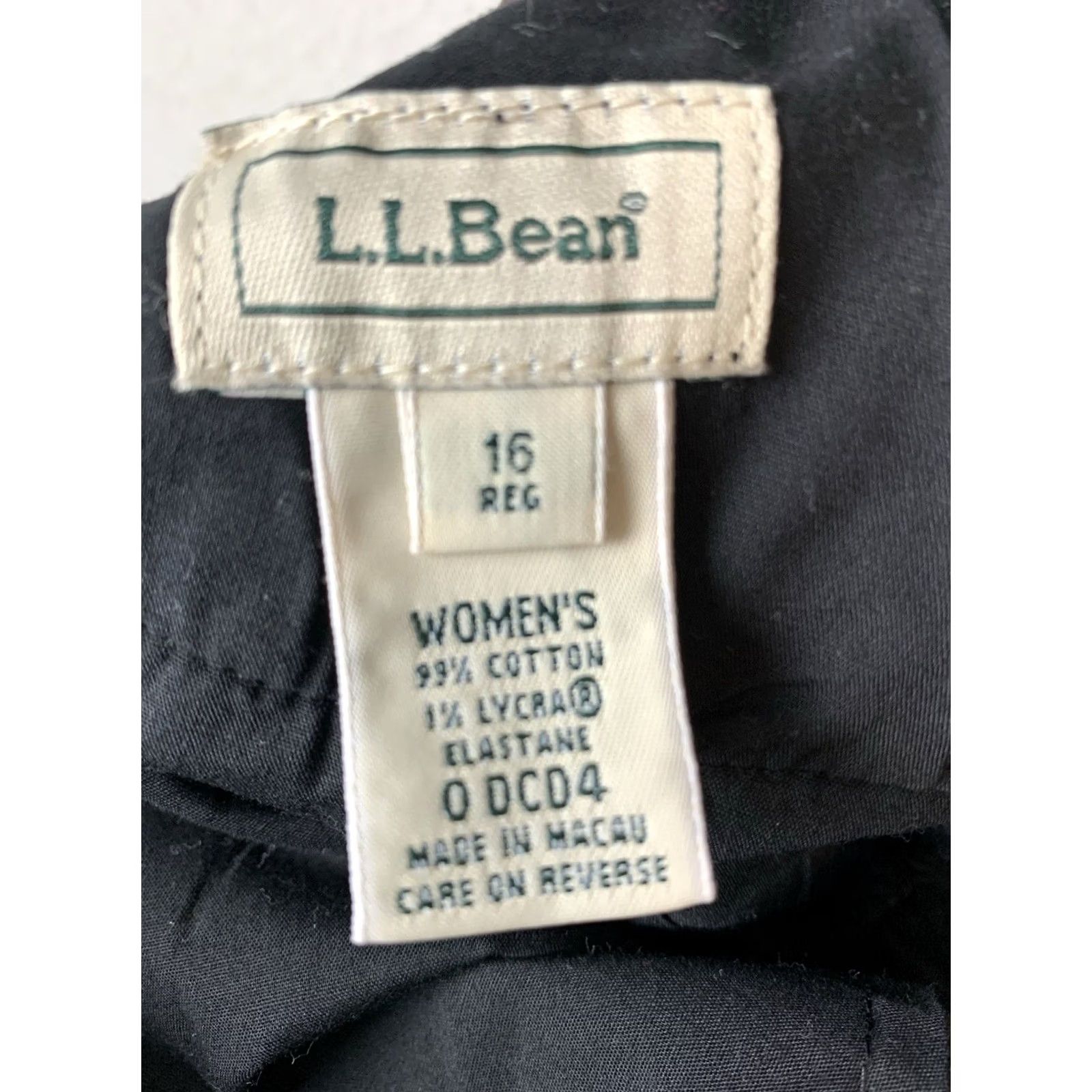 Vintage VINTAGE L.L. Bean Pants Women 16 Brown Moleskin Wide-Leg Bootcut NWT Regular Comfort Easy Care Retro 80s 90s College Rock School Womens Size 38" / US 16 / IT 52 - 3 Thumbnail