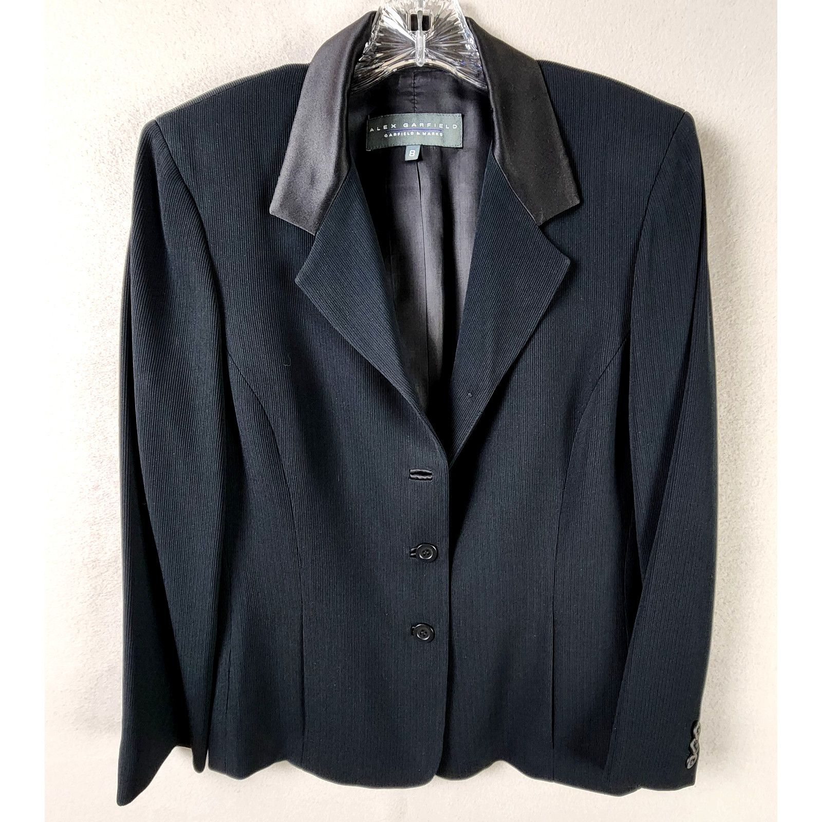 Other Garfield & Marx Buttoned Jacket Women's Sz 8 Black Corduroy Size M / US 6-8 / IT 42-44 - 1 Thumbnail