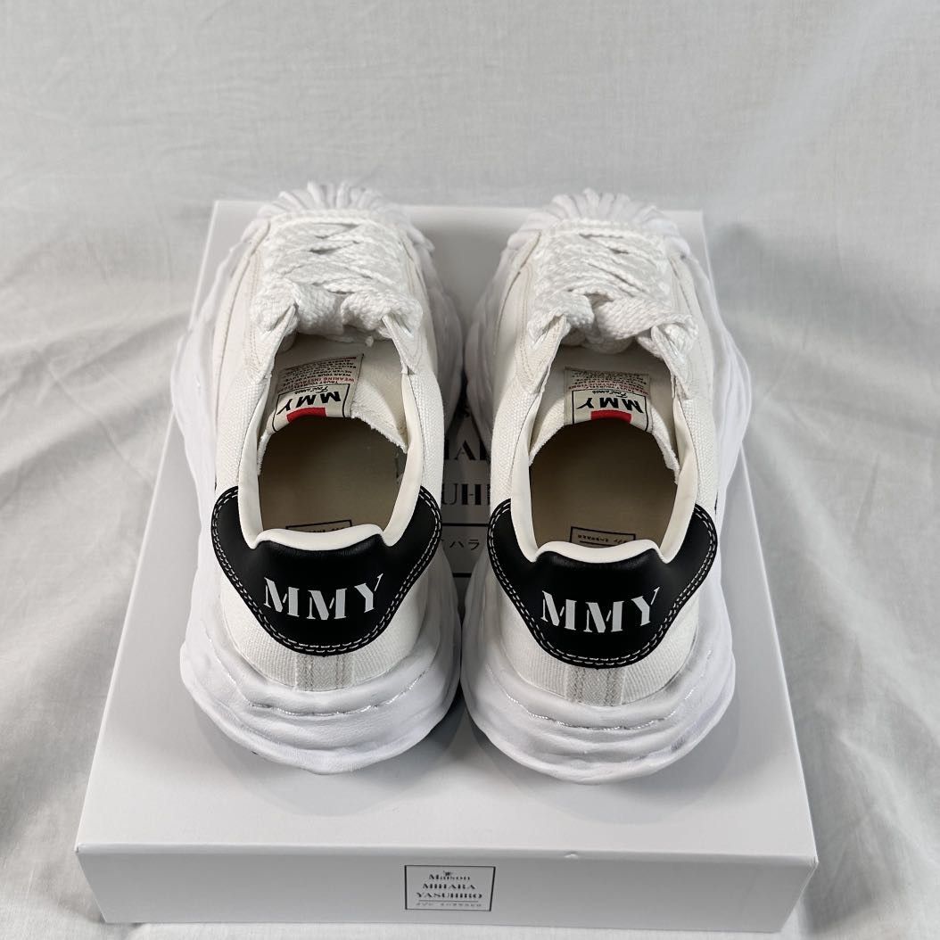 Maison MIHARA YASUHIRO Mihara Yasuhiro Blakey OG Sole Canvas Low-top Sneakers White Size US 8 / EU 41 - 4 Thumbnail