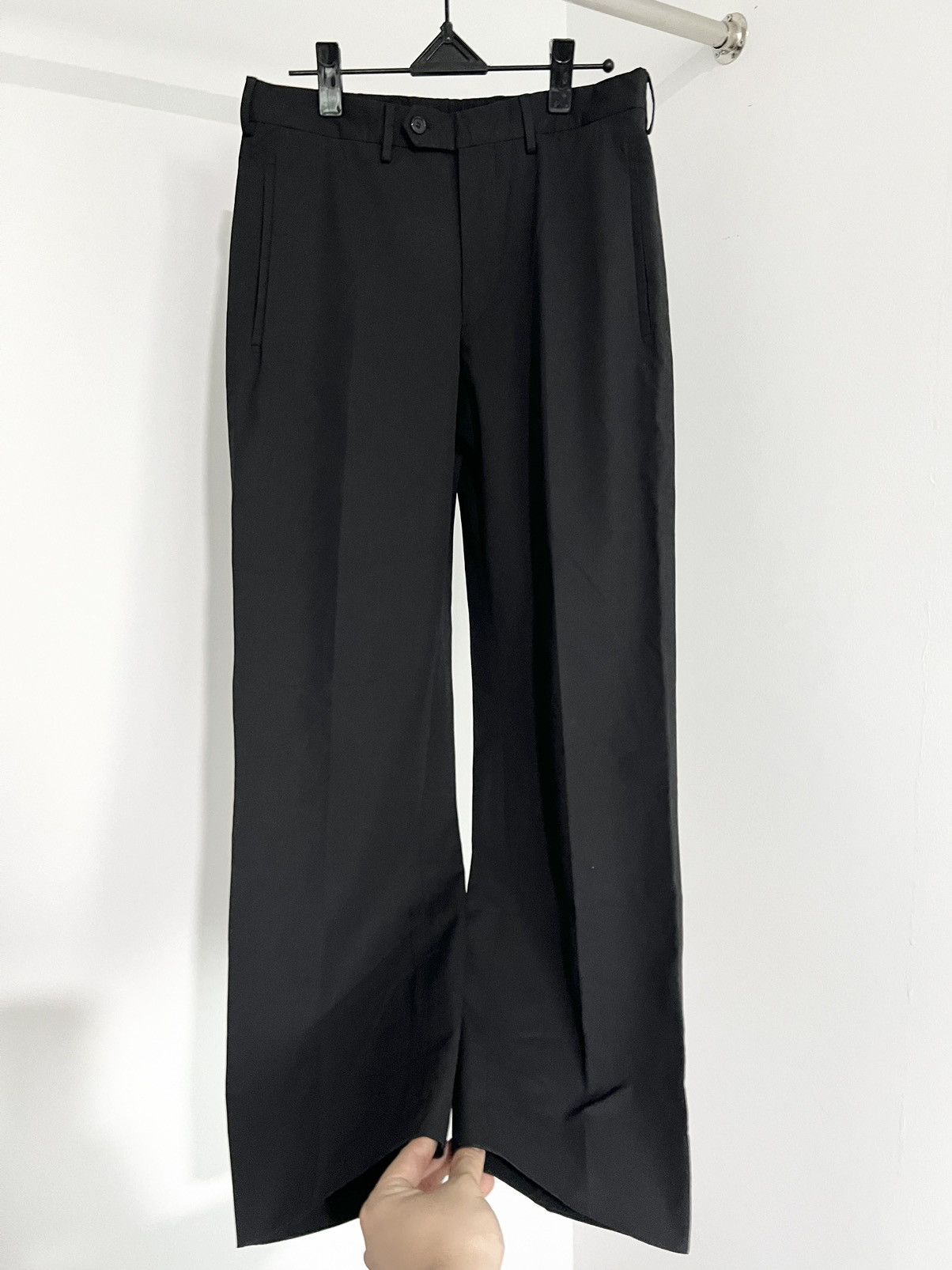 image of Prada Nylon Pants Trousers Black, Men's (Size 29)