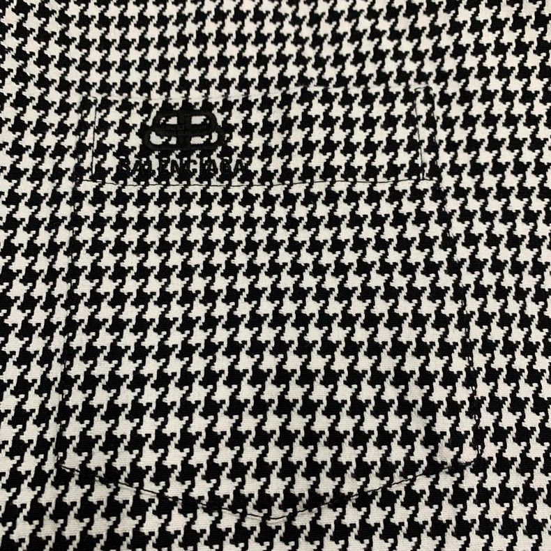 Balenciaga Balenciaga size 34 Glen plaid button lock shirt short-slee Size XS / US 0-2 / IT 36-38 - 6 Thumbnail