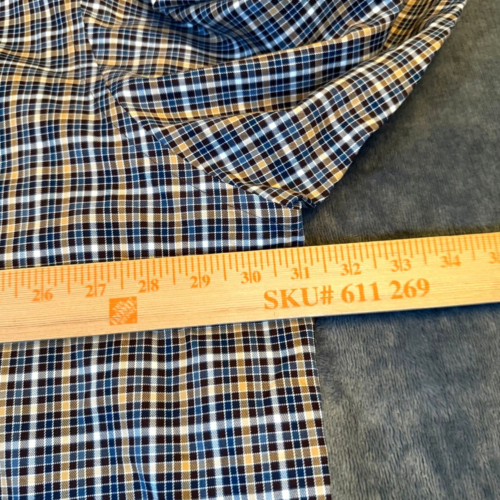 Roundtree & Yorke VINTAGE Roundtree & Yorke Gold Label Mens 4XT Tall Plaid Non-Iron Button Down Shirt NWT Size US XXL / EU 58 / 5 - 7 Thumbnail