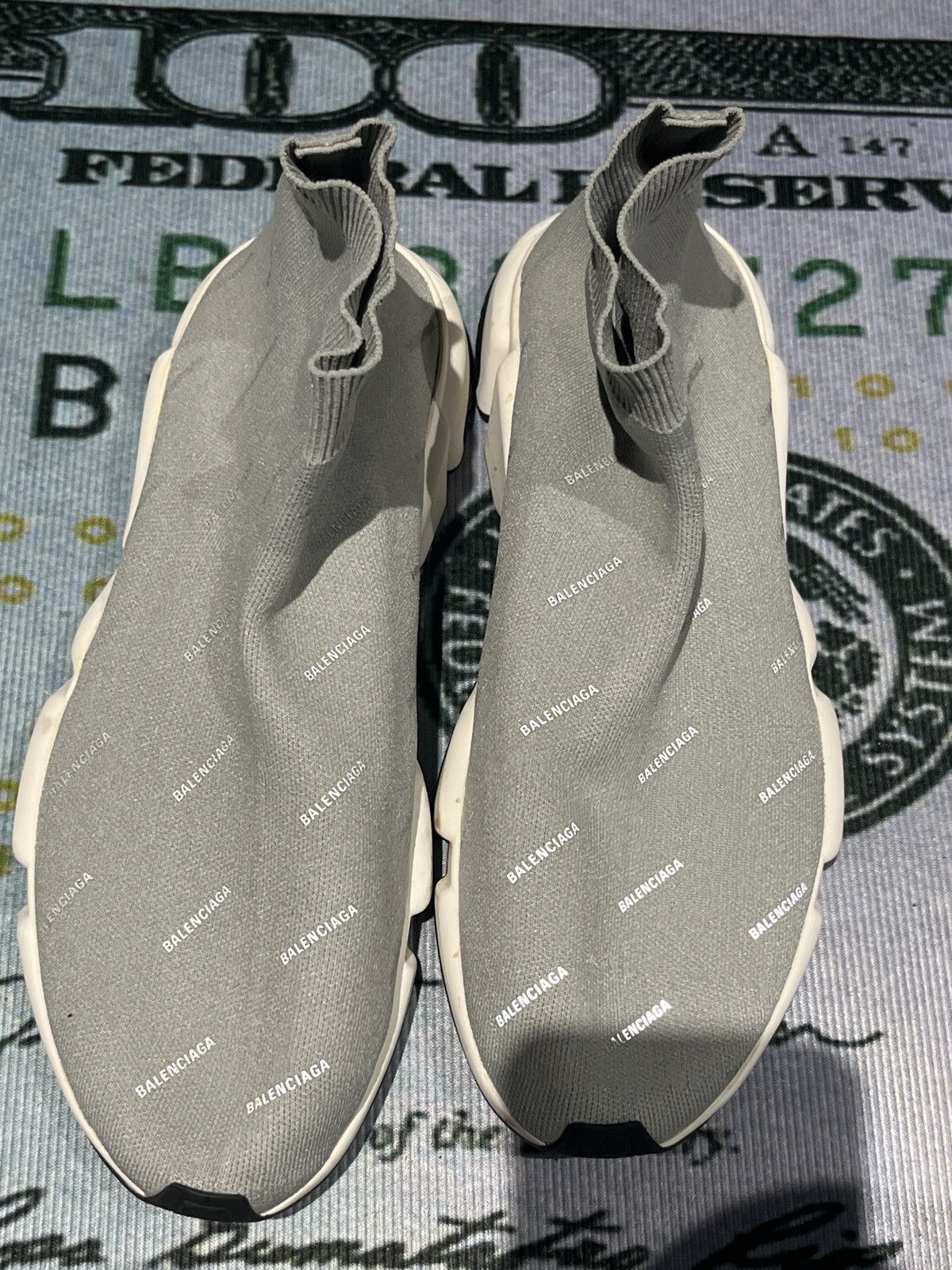 Balenciaga Gray balenciaga Trainers Shoe Size US 11 / EU 44 - 6 Thumbnail