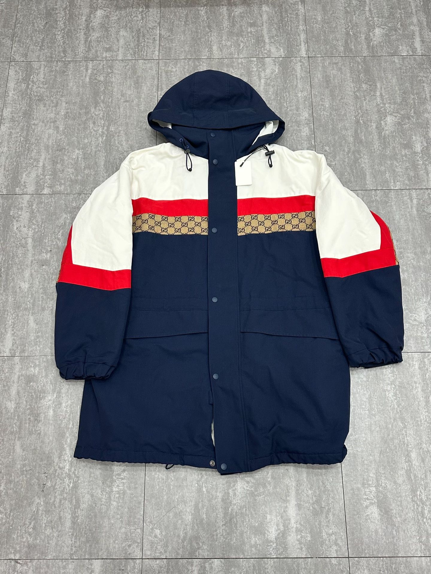 Gucci Gucci Long Blue Heavy Coat l Men Size US L / EU 52-54 / 3 - 1 Thumbnail