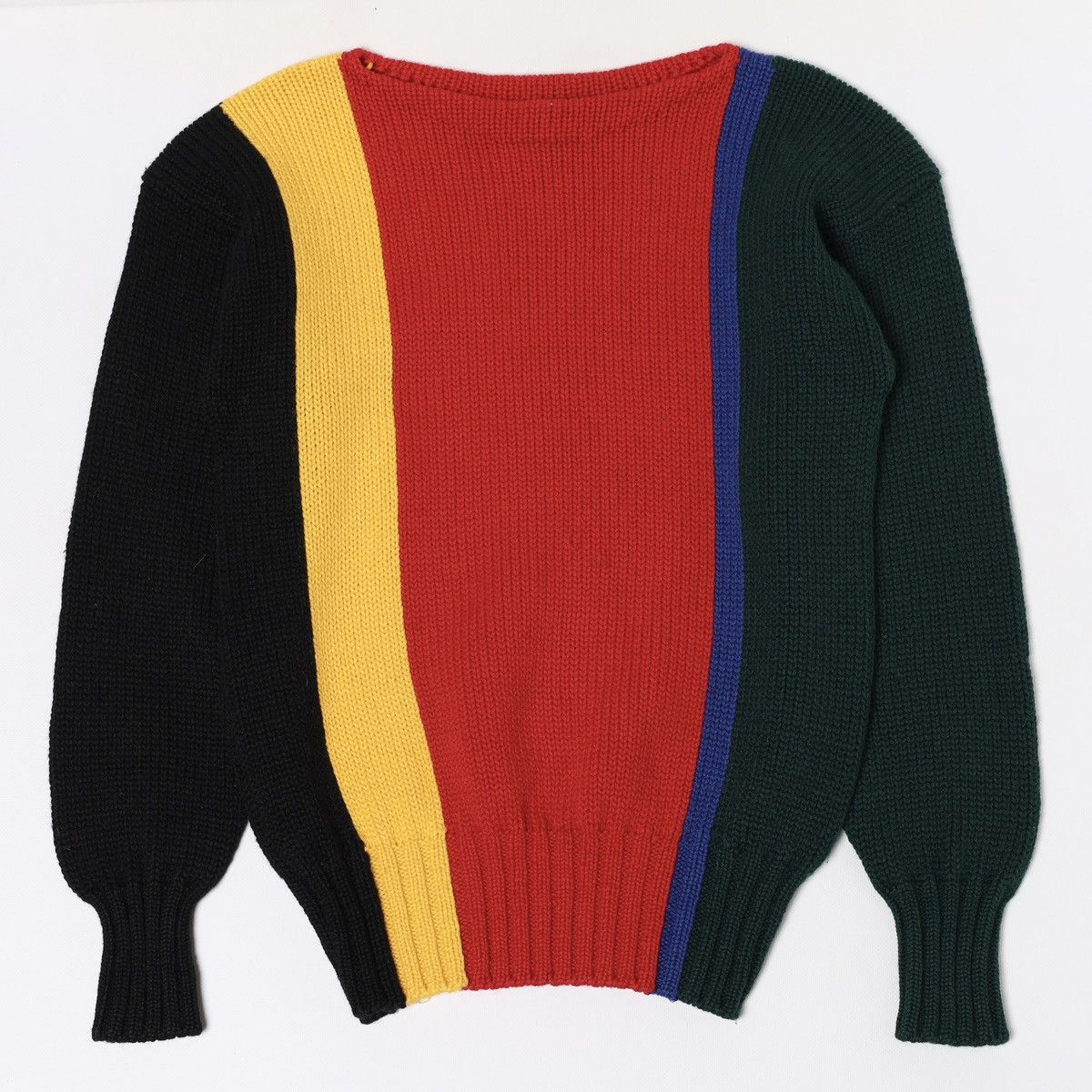 Polo Ralph Lauren Vintage Wool Knit Sweater Flag Multicolor