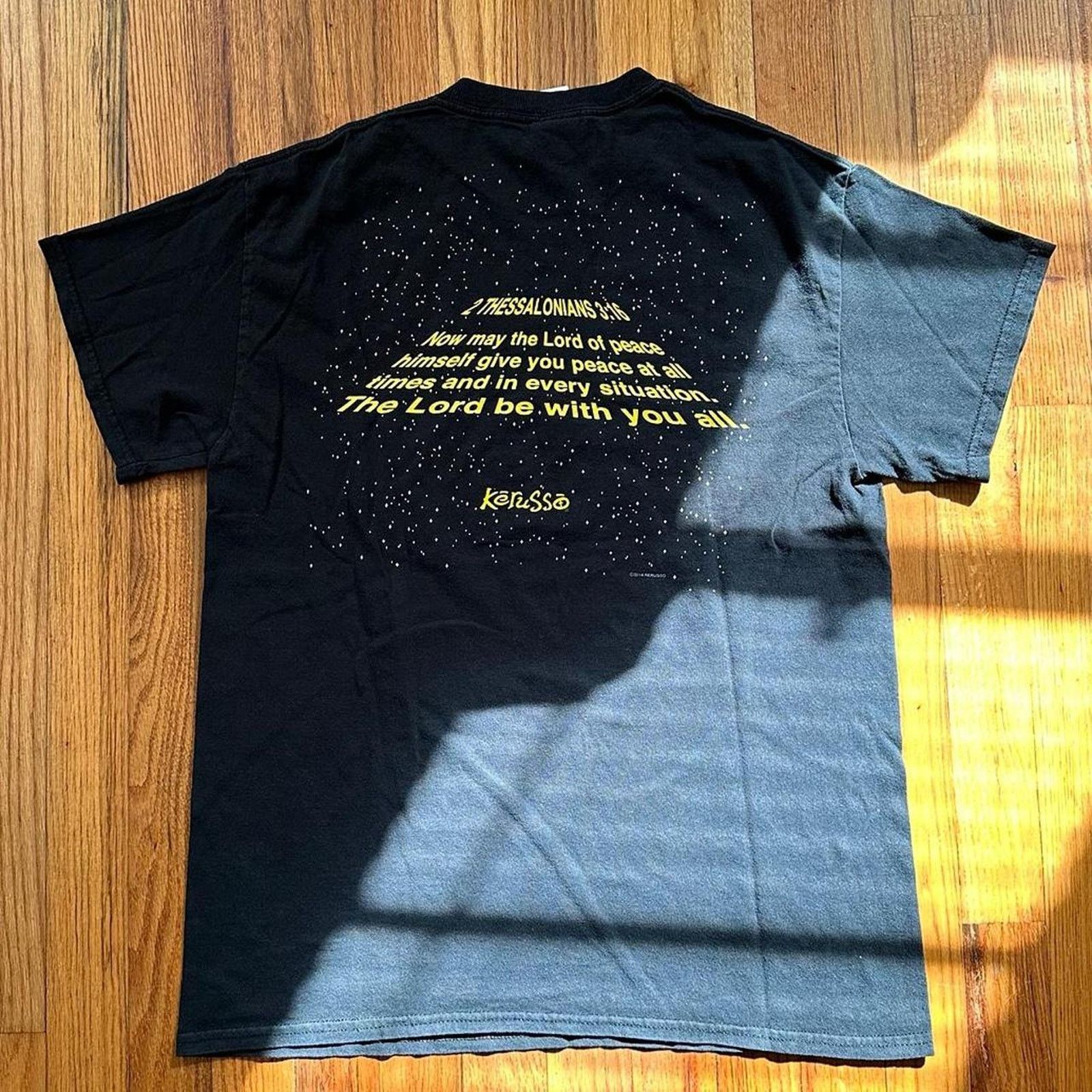 Star Wars × Vintage Kerusso Jesus Tee Star Wars May The Lord Be With You size M Size US M / EU 48-50 / 2 - 4 Thumbnail