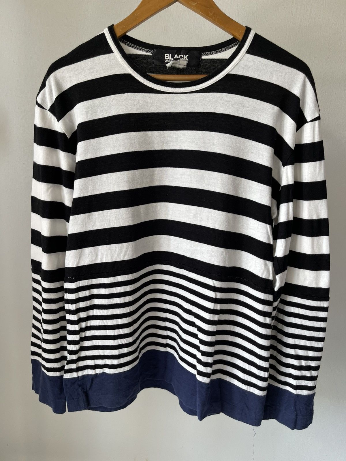 Comme des Garcons × Comme des Garcons Black × Comme des Garcons Homme Plus 2010 Comme Des Garçons Black Stripe long sleeve Size US M / EU 48-50 / 2 - 4 Thumbnail