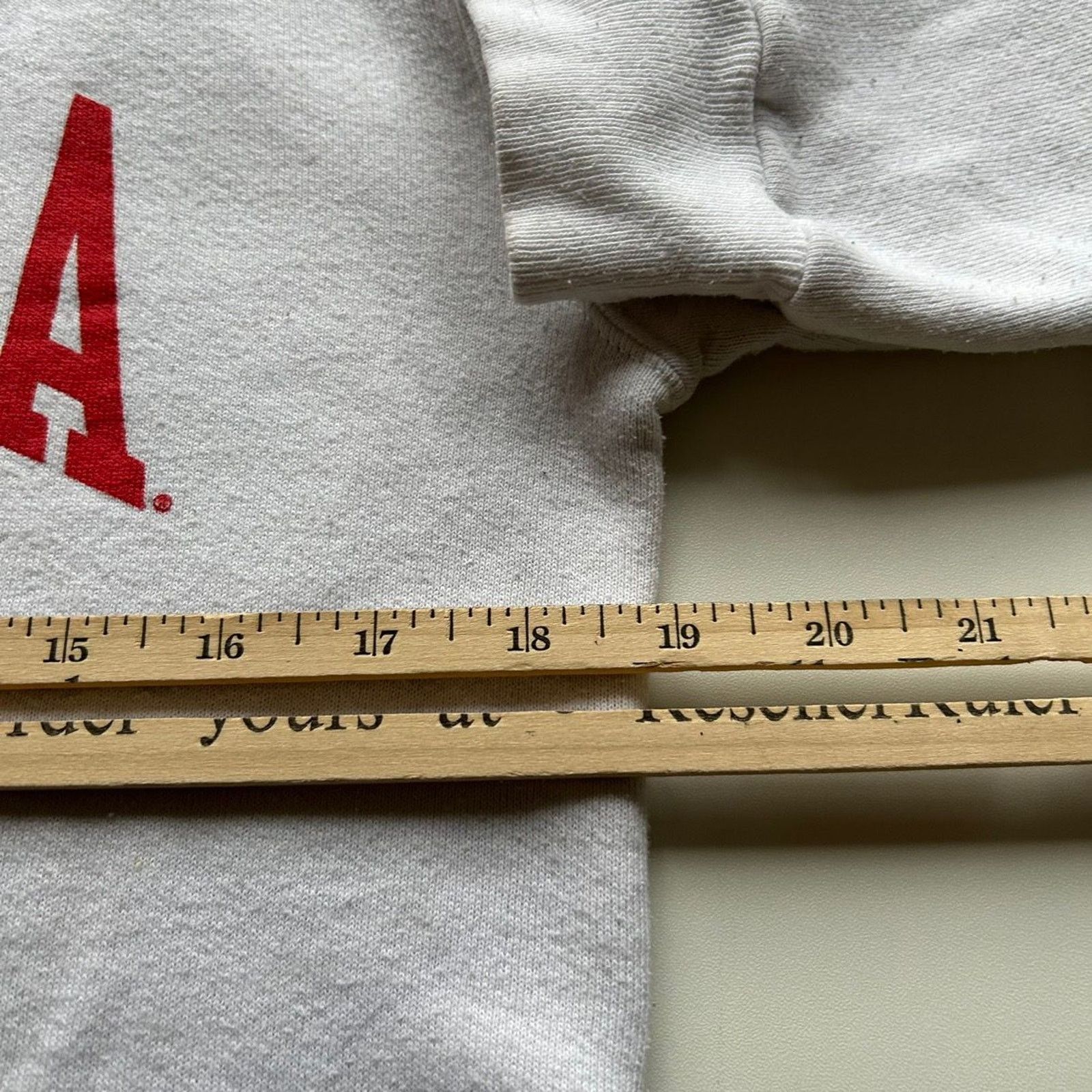 NCAA Vintage 90s Nebraska NCAA Spell Out Crewneck XS White Rare Size US XS / EU 42 / 0 - 5 Thumbnail
