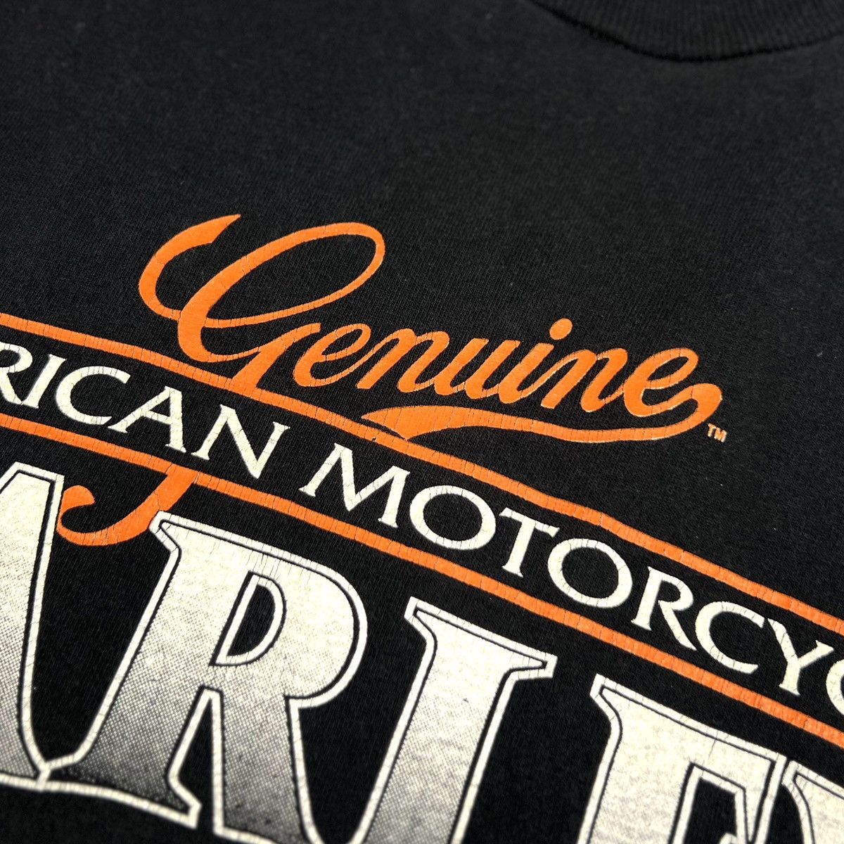 Band Tees × Harley Davidson × Vintage Vintage 1995 Harley Davidson USA Black Cotton Moto T Shirt Size US M / EU 48-50 / 2 - 12 Thumbnail