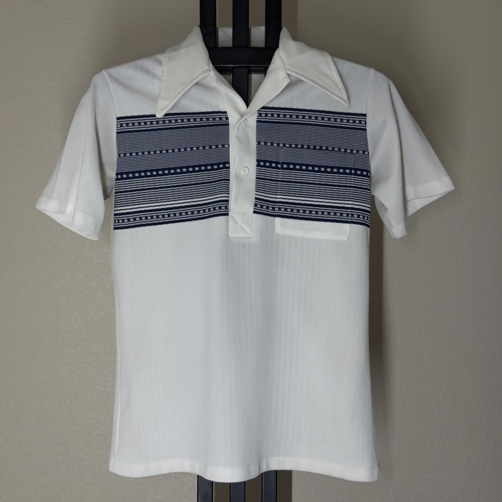 Other Vintage 70s Paul Howard California Polo Shirt Disco Collar Size US L / EU 52-54 / 3 - 1 Thumbnail