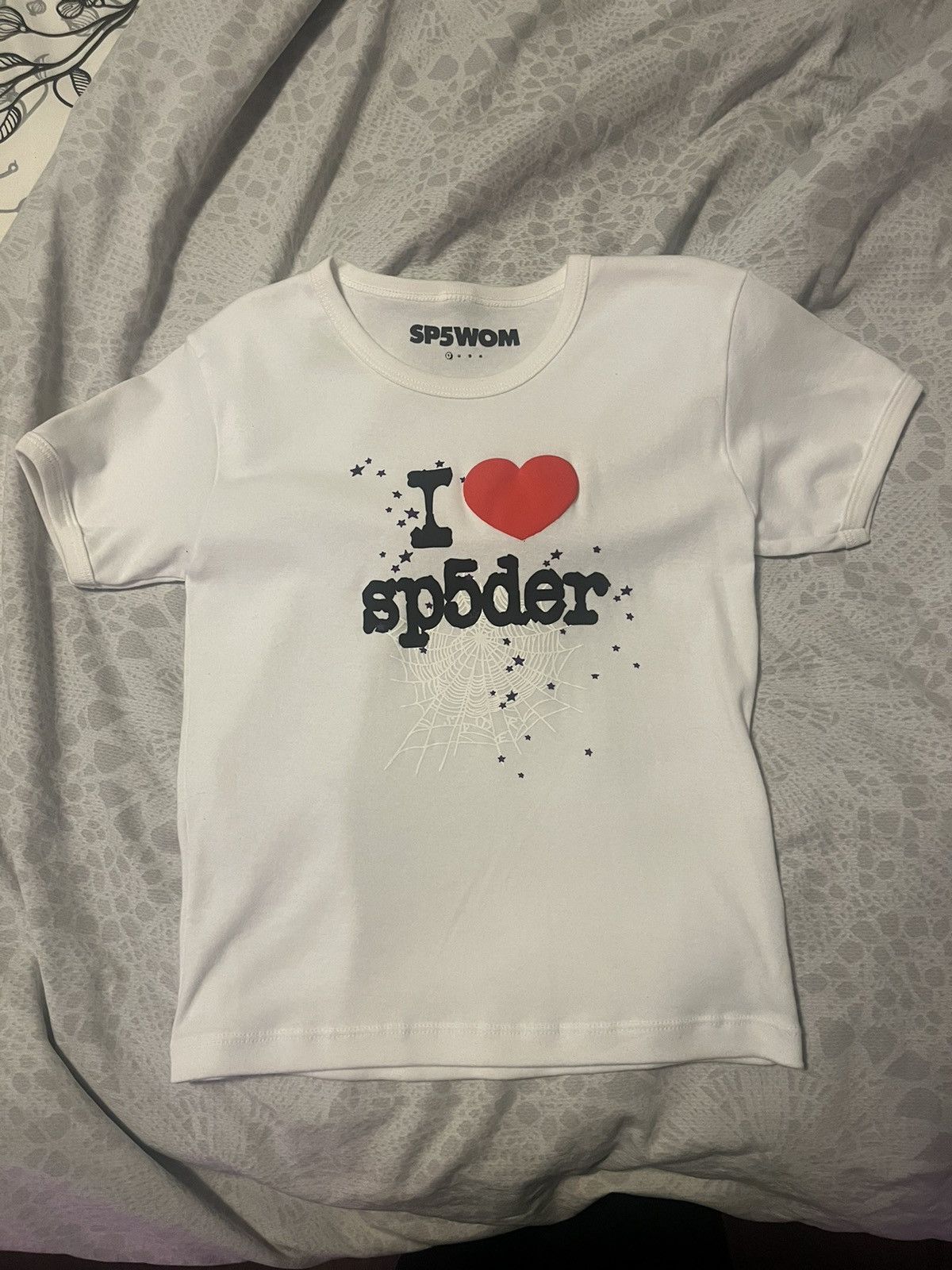 Designer × Sp5der × Young Thug Sp5der baby tee rare Size S / US 4 / IT 40 - 8 Thumbnail