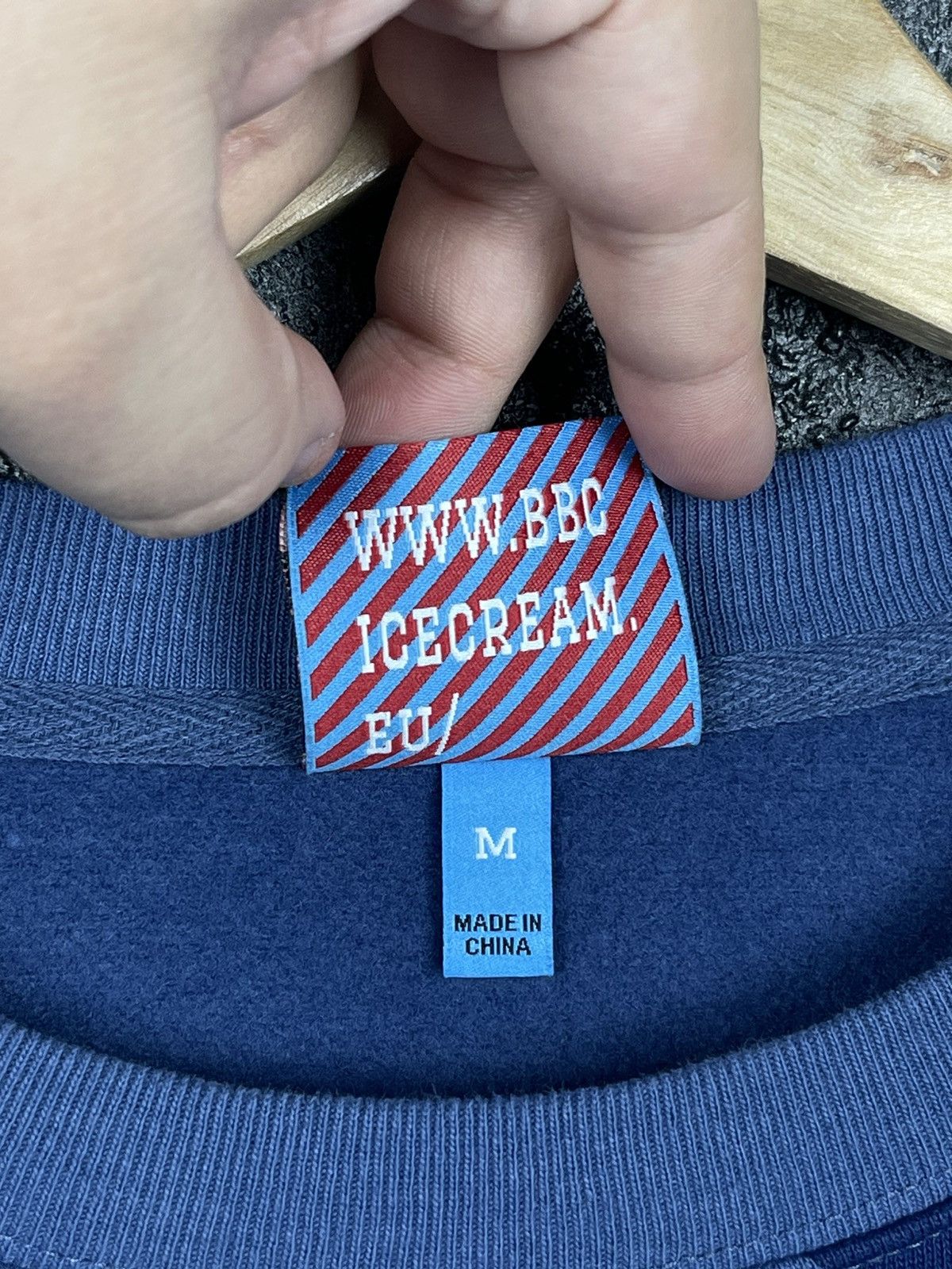 Icecream Icecream By BBC Soft Serve Crew Navy Sweatshirt Men’s Size M Size US M / EU 48-50 / 2 - 10 Thumbnail