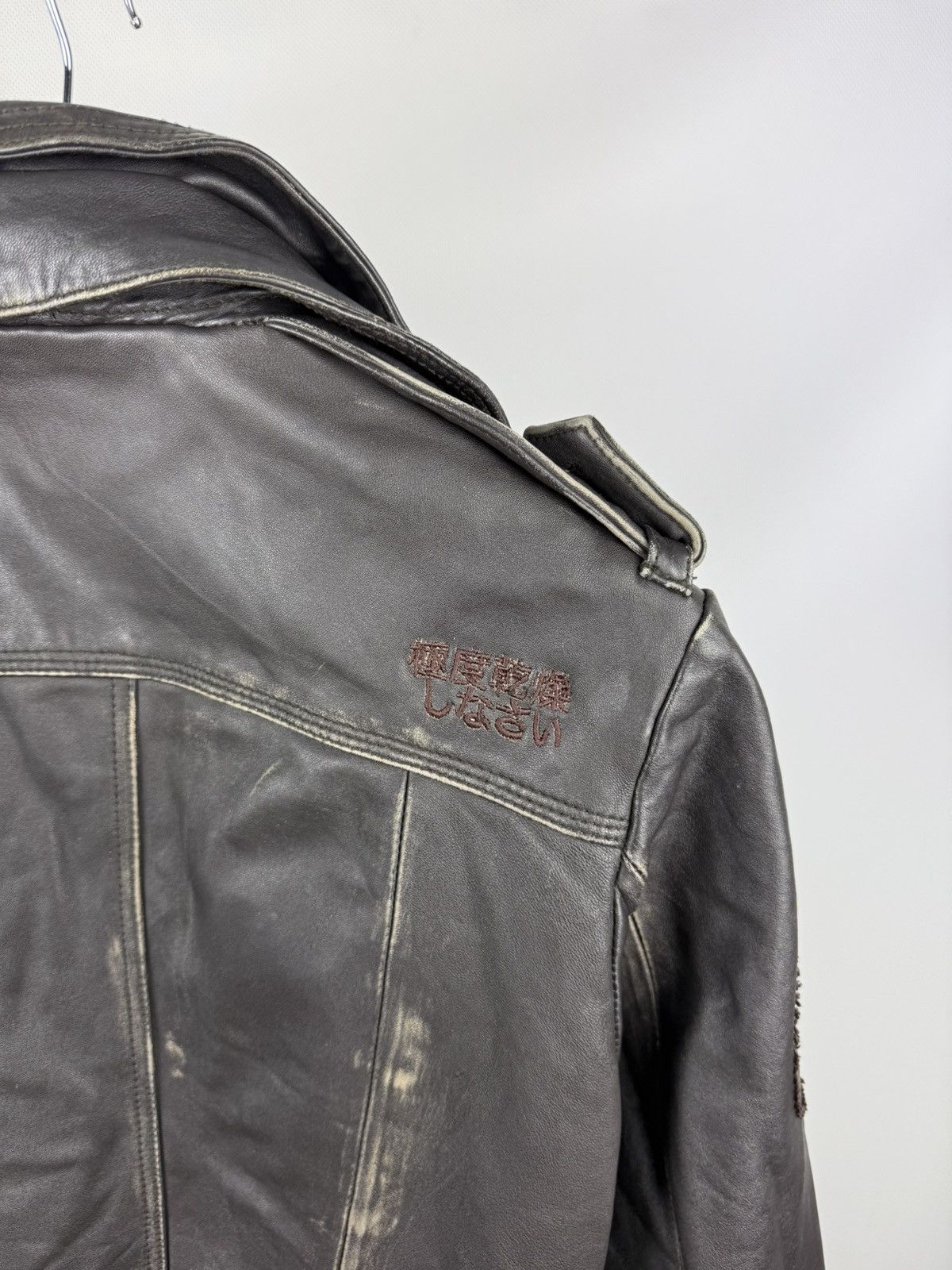 Superdry Superdry Japan Men’s Leather Multipocket Jacket Size S Size US S / EU 44-46 / 1 - 23 Thumbnail