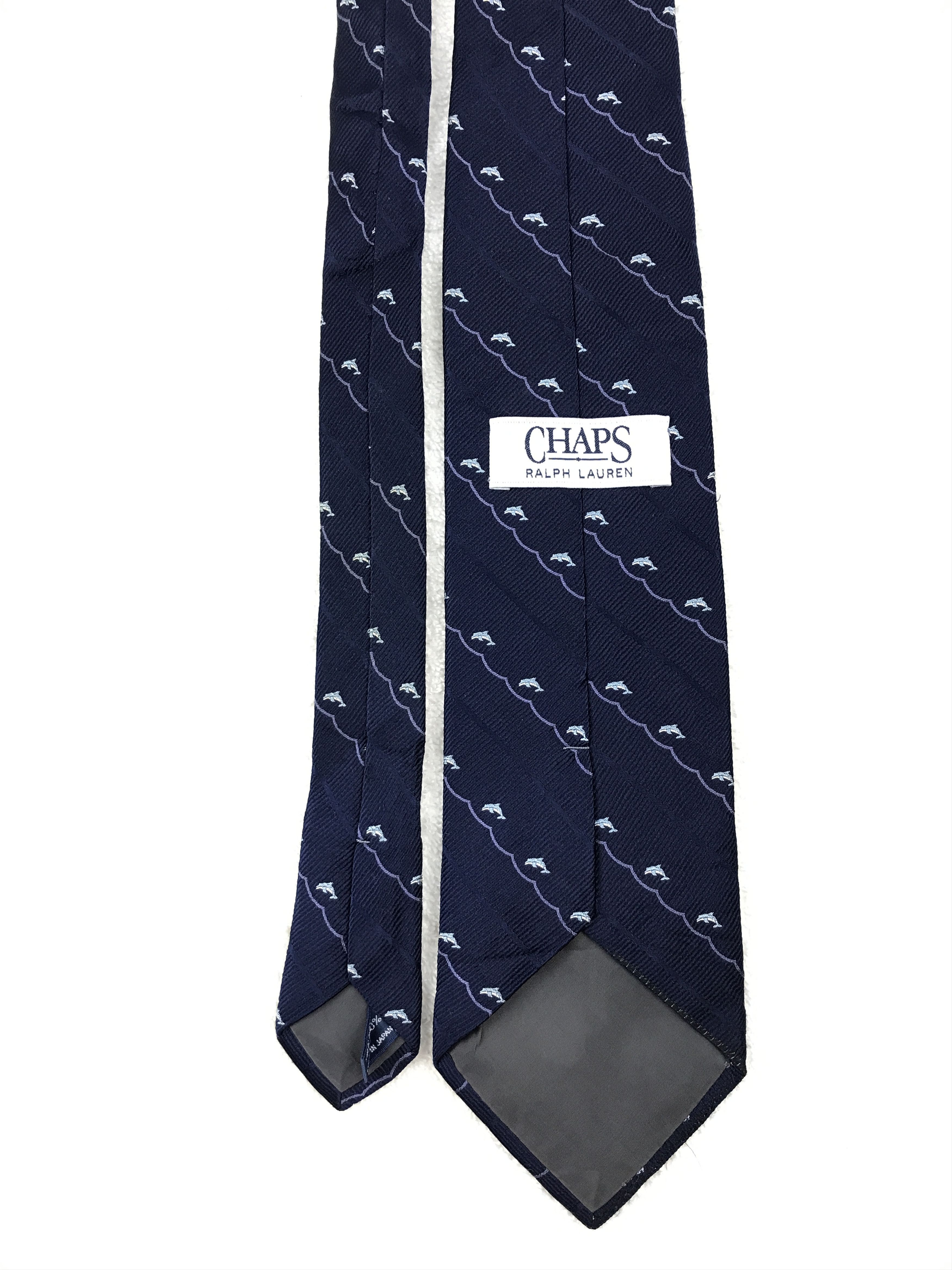 Chaps Ralph Lauren × Designer × Vintage Vintage Chaps Ralph Lauren Silk Necktie Size ONE SIZE - 4 Thumbnail