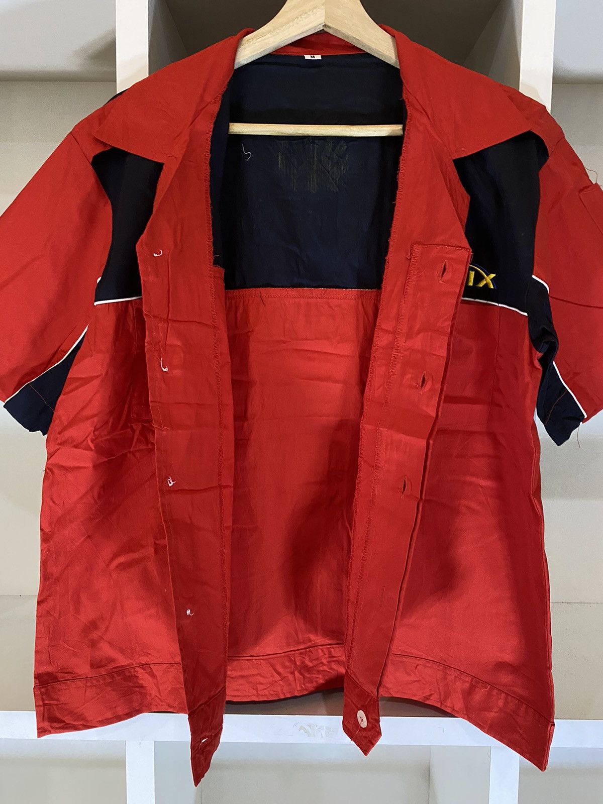 Helix × Vintage Vintage Shell Helix Service Centre Worker Shirt Size US M / EU 48-50 / 2 - 9 Thumbnail