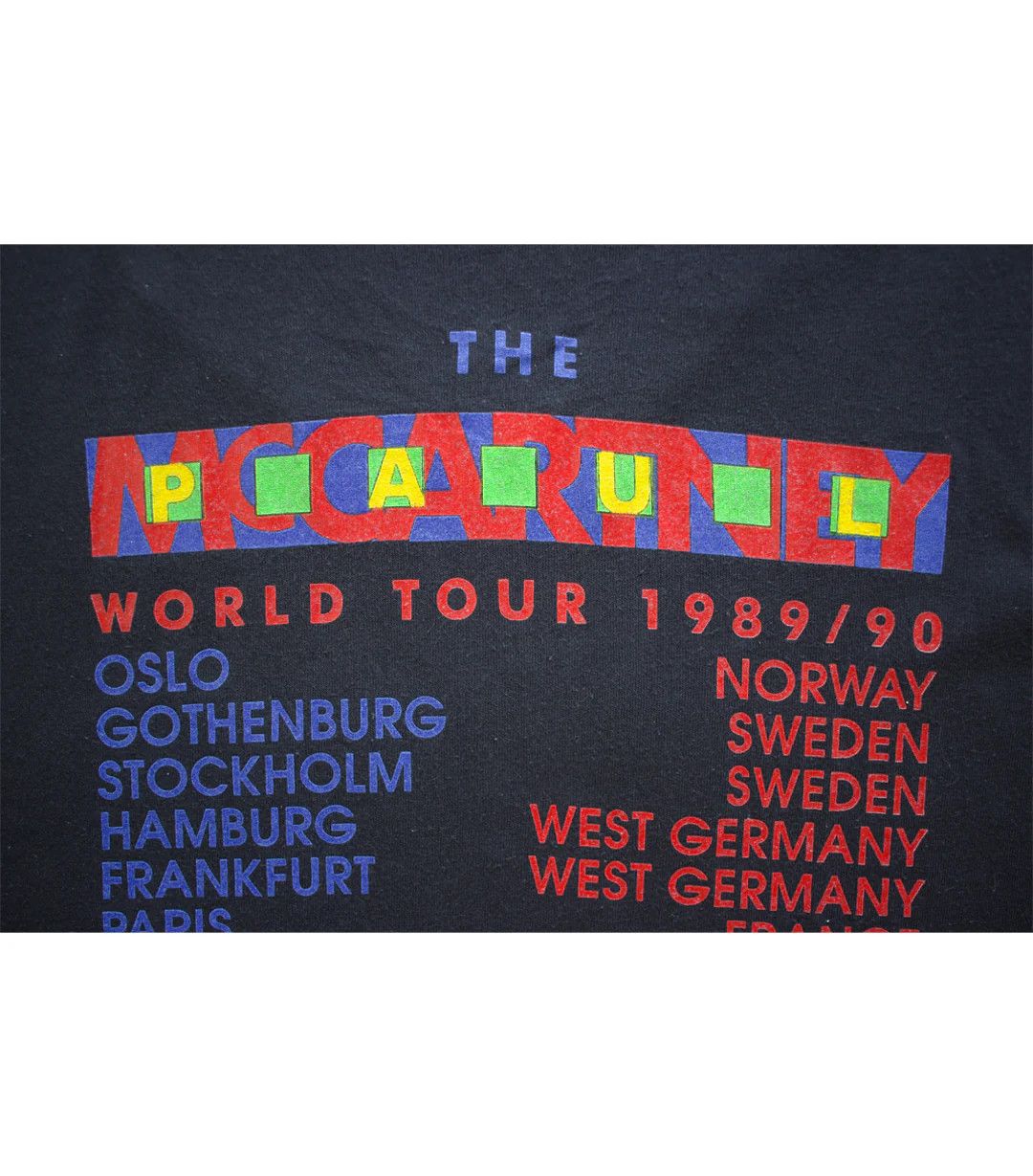 Vintage 1989 Vintage Paul McCartney Sleeveless T-Shirt Size US L / EU 52-54 / 3 - 9 Thumbnail