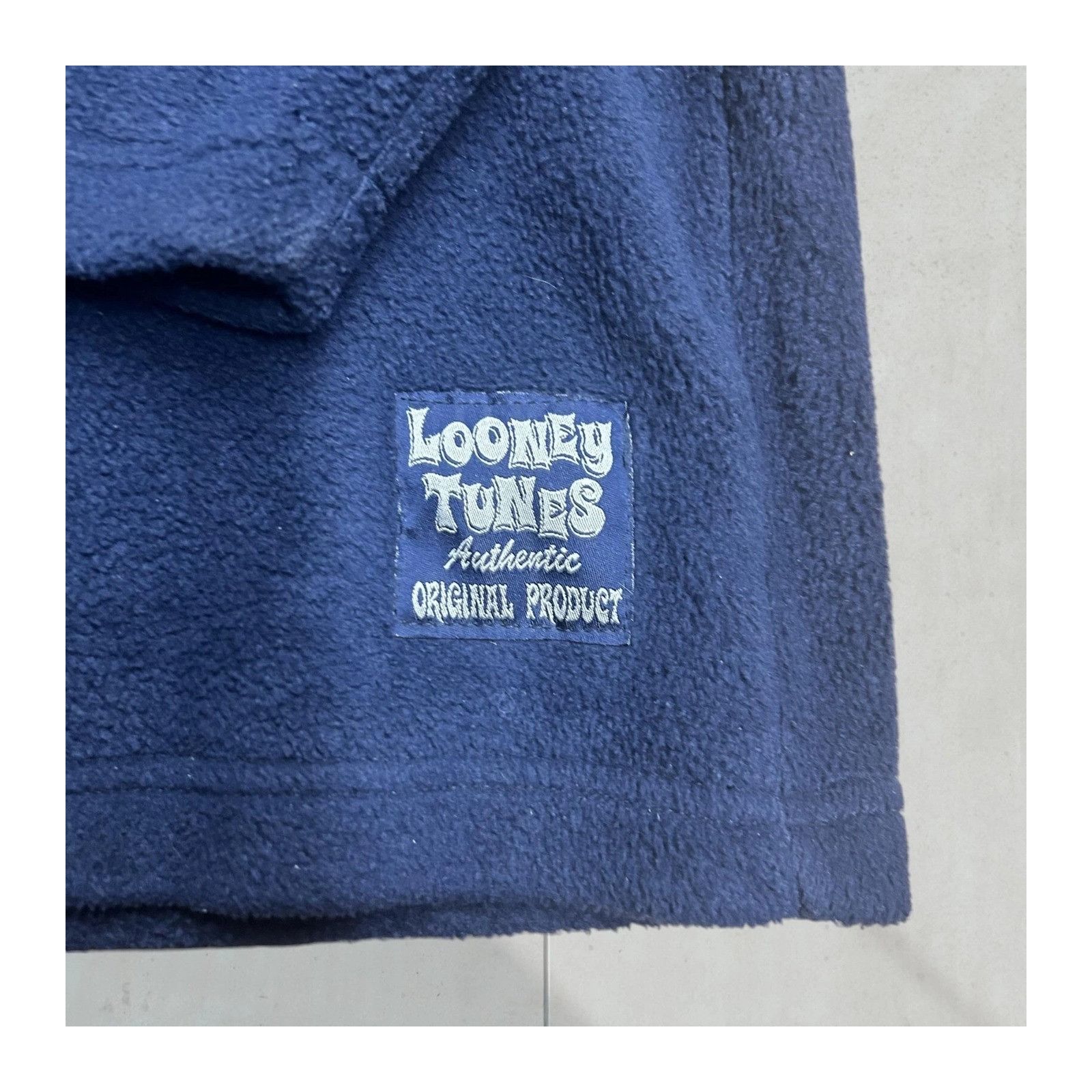 Vintage Vintage 90'S Looney Tunes Warner Bros Xl Fleece Quarter Zip Size US XL / EU 56 / 4 - 4 Thumbnail