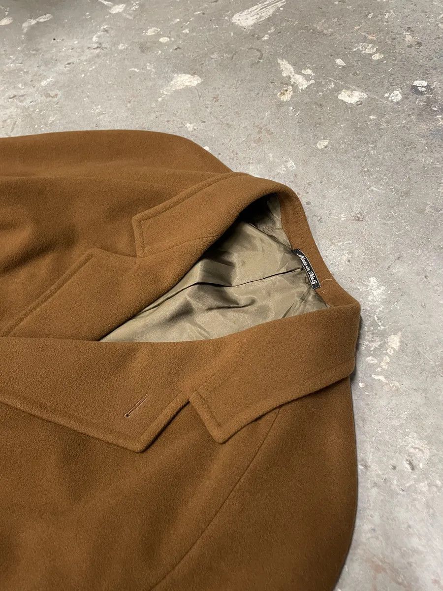 Emporio Armani 1990s Emporio Armani Camel Wool Trench Coat Size US L / EU 52-54 / 3 - 5 Thumbnail