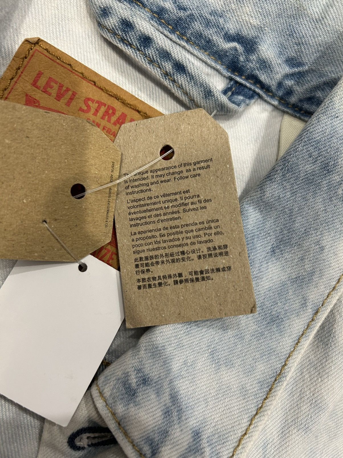 Levi's LEVI'S LIGHT BLUE JACKET Size US M / EU 48-50 / 2 - 6 Thumbnail