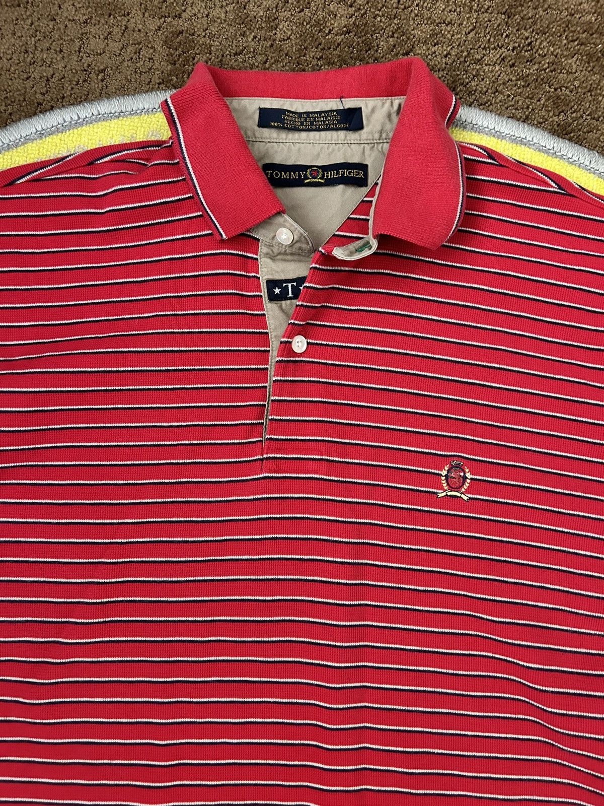 Tommy Hilfiger × Vintage vintage tommy hilfiger polo Size US L / EU 52-54 / 3 - 2 Thumbnail