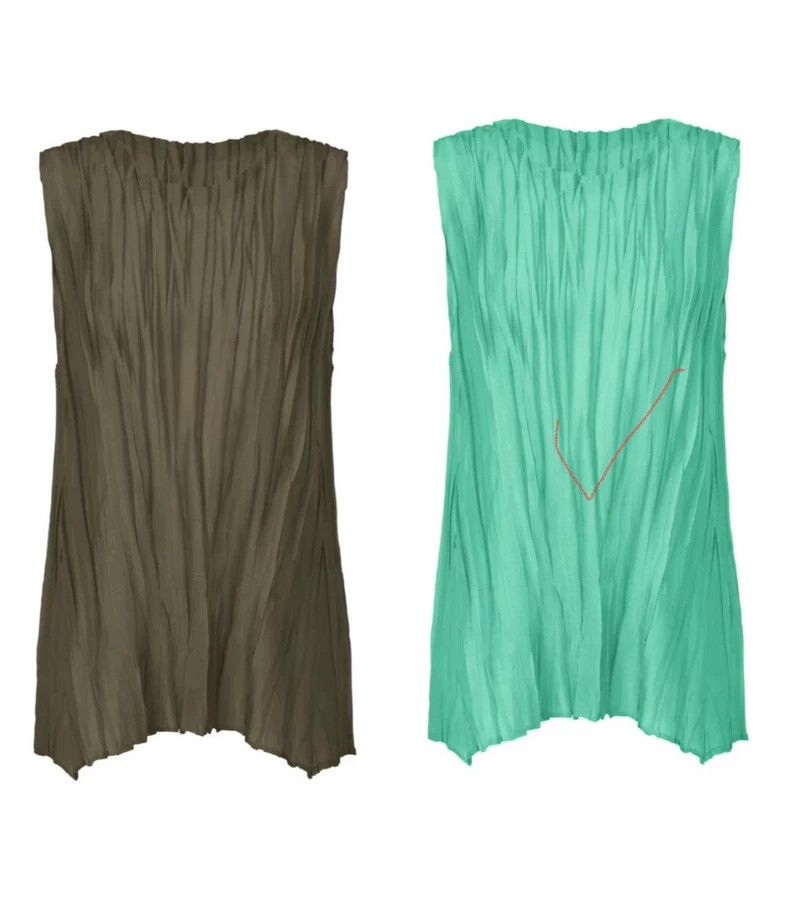 Issey Miyake Issey Miyake Green vest Size S / US 4 / IT 40 - 5 Thumbnail