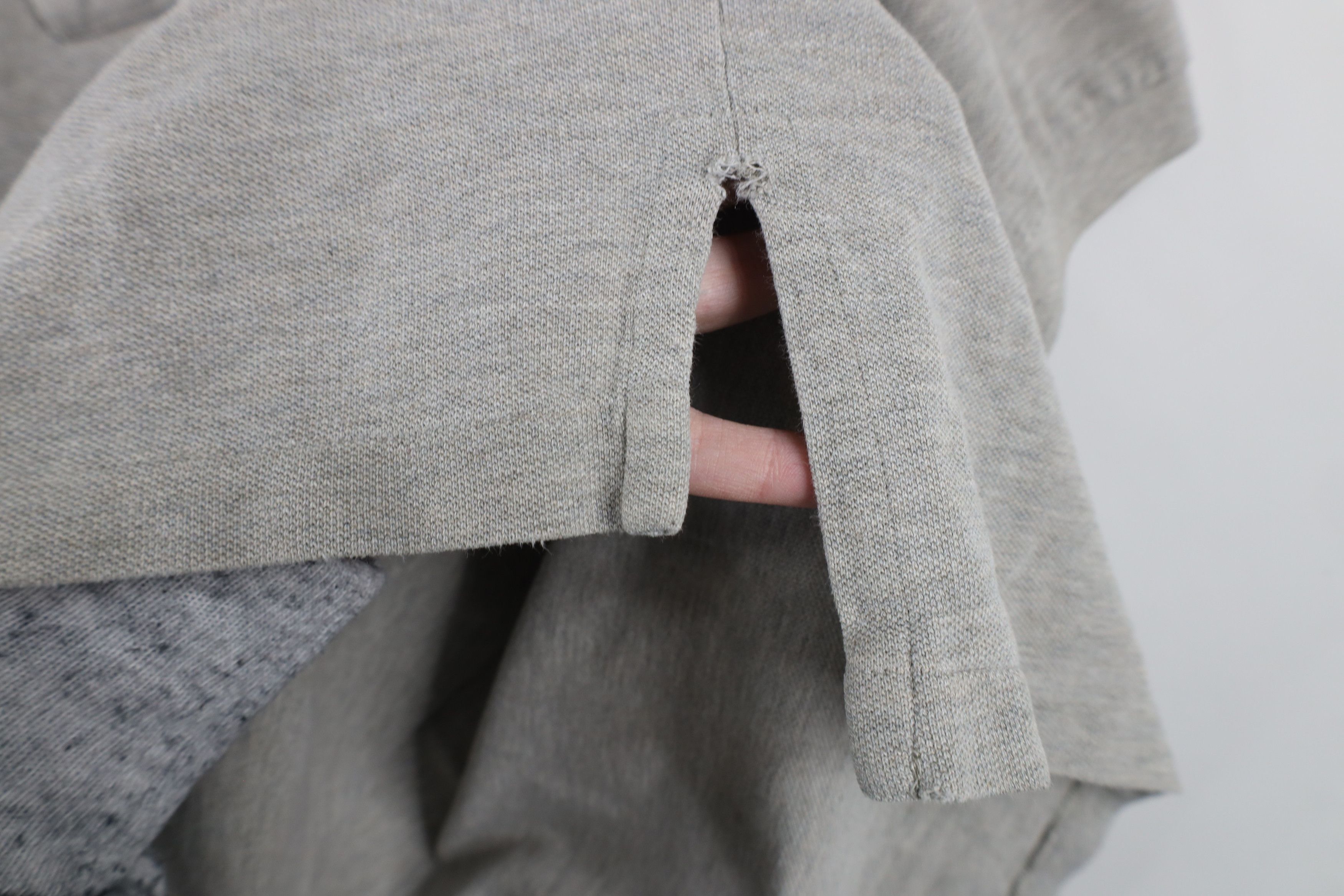 Ralph Lauren × Vintage Vintage 90s Ralph Lauren Pique Cotton Polo Shirt Gray Size US L / EU 52-54 / 3 - 7 Thumbnail